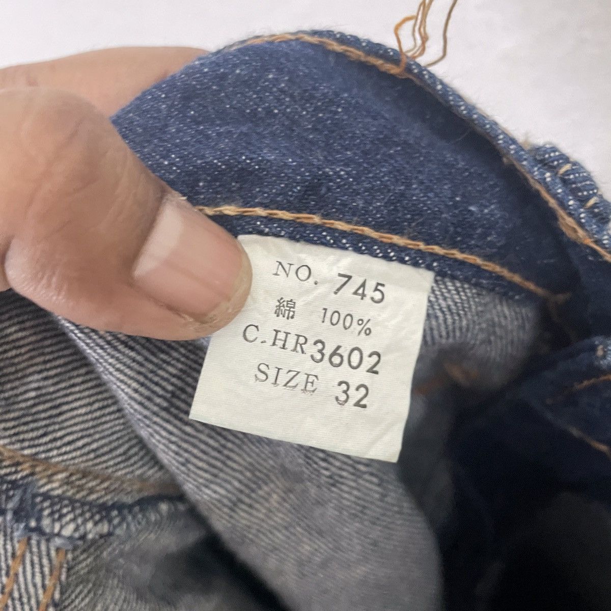 Japanese Brand Vintage Japanese Designer Bush Pants Denim Size US 29 - 5 Thumbnail