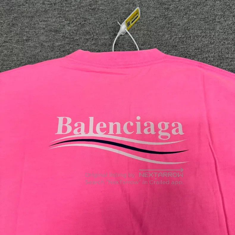 Balenciaga Balenciaga Front and Back Letter Logo Short Sleeve T-Shirt Size US S / EU 44-46 / 1 - 6 Thumbnail