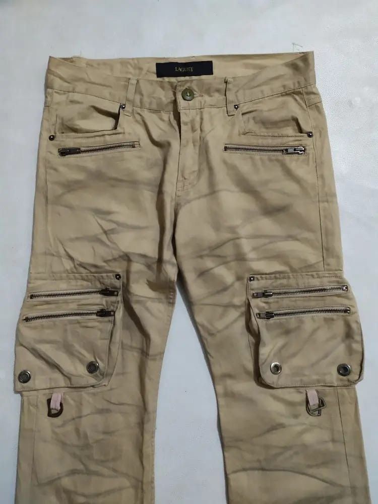 Japanese Brand LAGUST Cargo Multipocket Tactical Pants Nice Colour Flared Size US 31 - 2 Thumbnail
