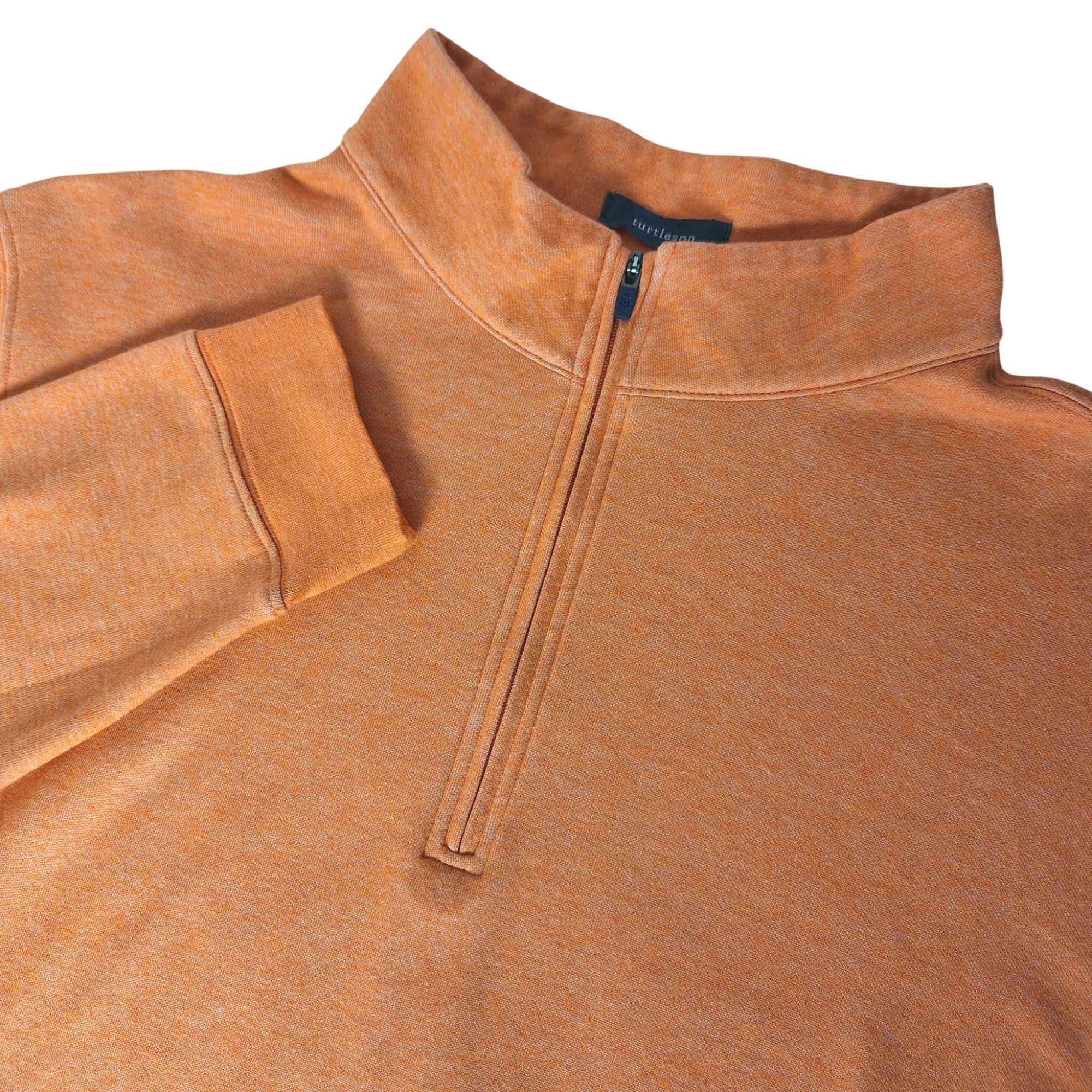 Other Turtleson Wallace 1/4 Zip Pullover Orange L Quiet Luxury Pre Size US L / EU 52-54 / 3 - 1 Thumbnail