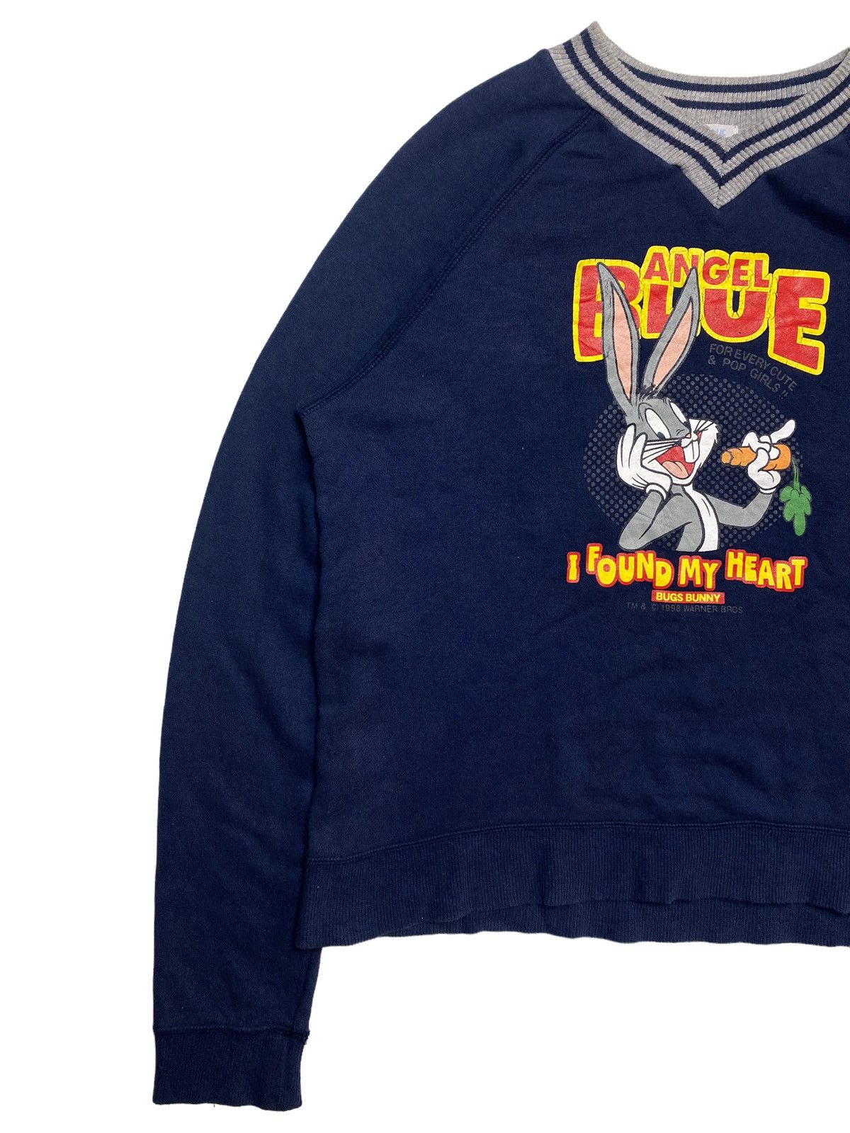 Angel Blue 1998 Angel Blue x Warner Bross - Buggs Bunny V Sweatshirt Size US M / EU 48-50 / 2 - 2 Thumbnail