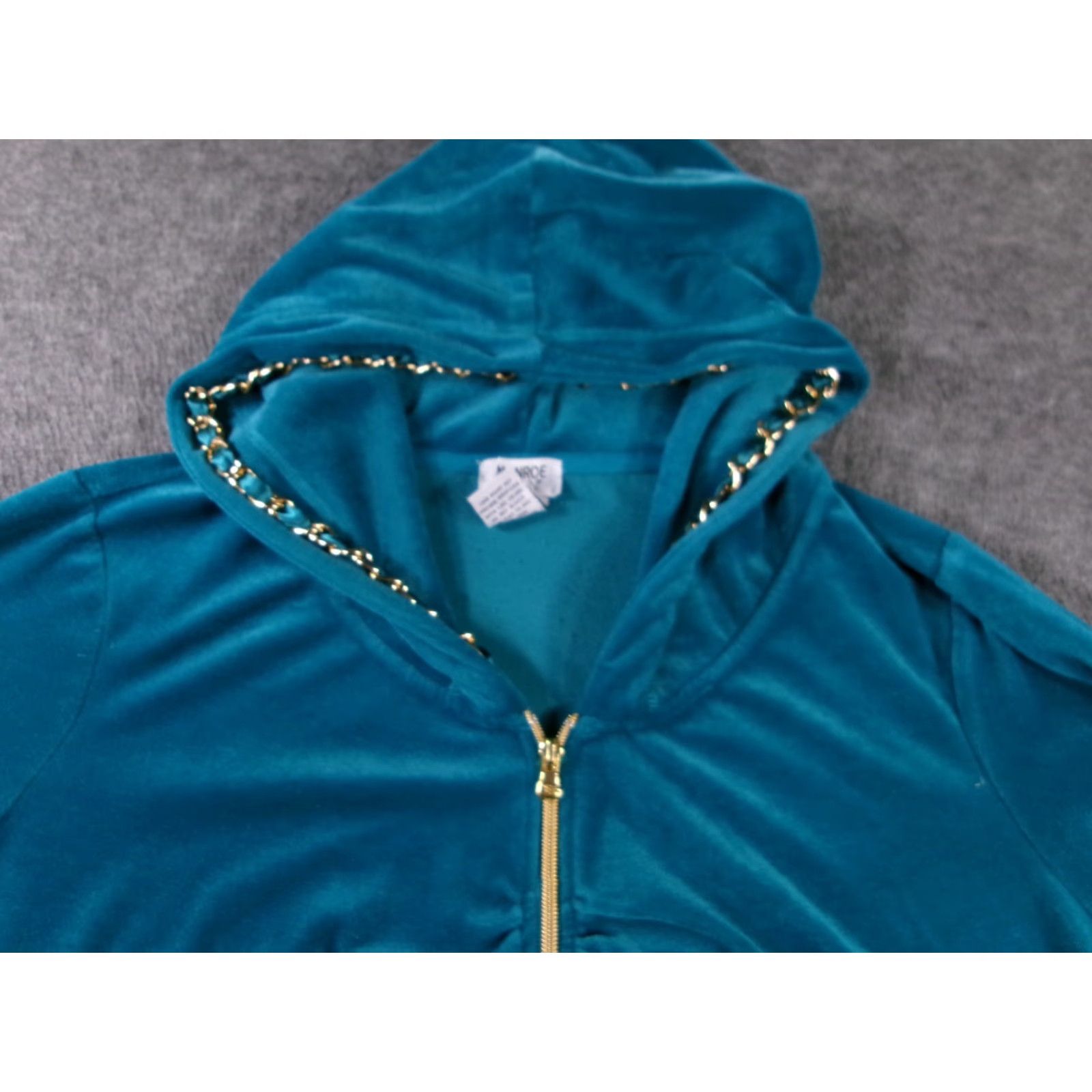 Vintage Monroe and Main Hoodie Women 2X Teal Green Sweatshirt Streetwear Casual Lounge Size XXL / US 16-18 / IT 52-54 - 2 Thumbnail