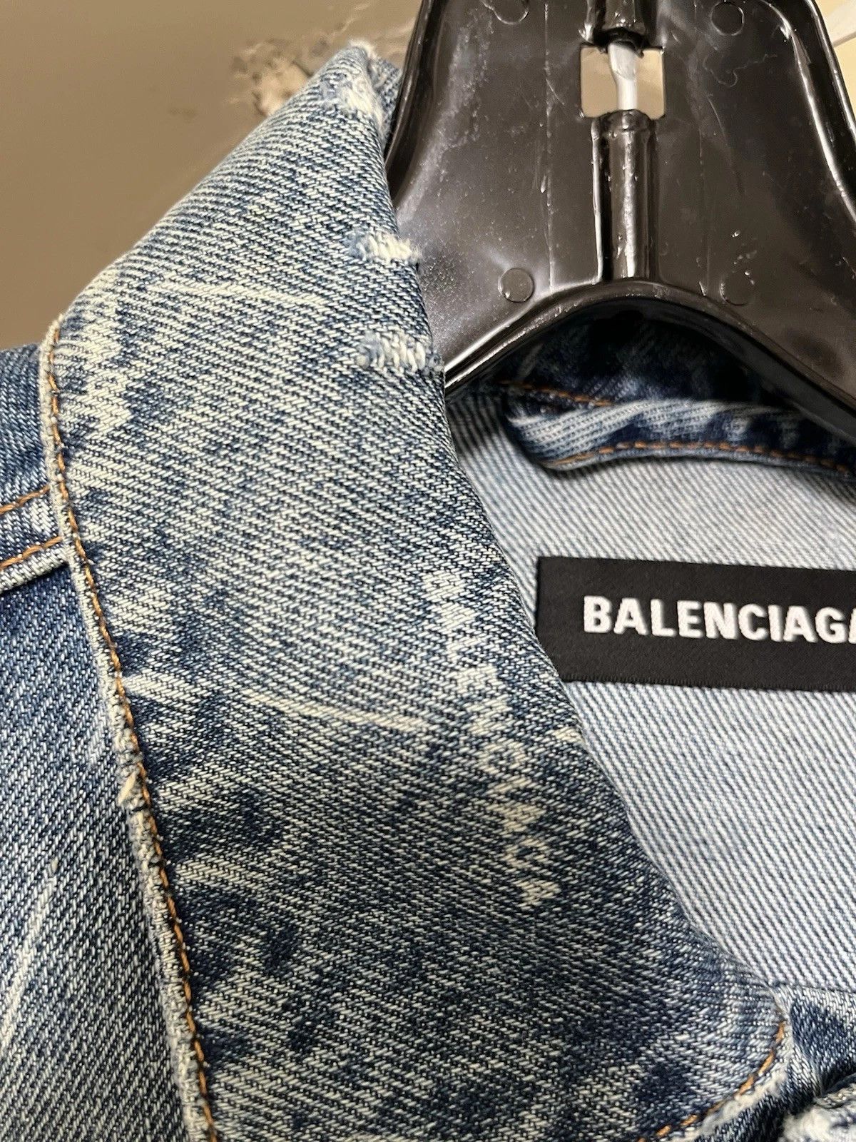 Balenciaga Balenciaga Denim Jacket Size US M / EU 48-50 / 2 - 15 Thumbnail