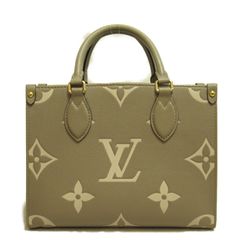 Louis Vuitton, Bags, Louis Vuitton Limited Edition Htf On The Go Pm Giant  Monogram Black Beige