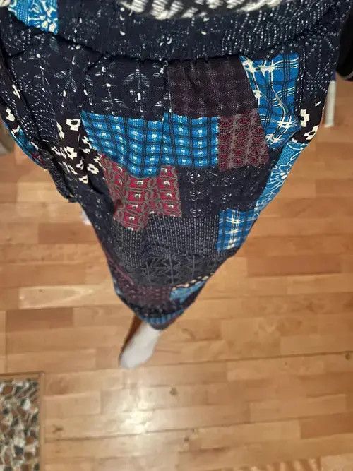 Other Fashion Wide Leg Straight Casual Patchwork Pants Size US 35 - 3 Thumbnail