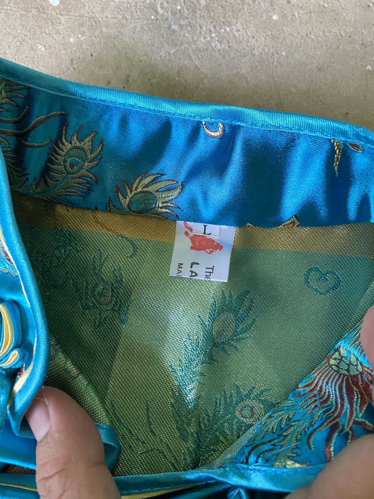 Chinese Laundry Vintage Chinese Cheongsam Silk Dress Size S / US 4 / IT 40 - 5 Thumbnail