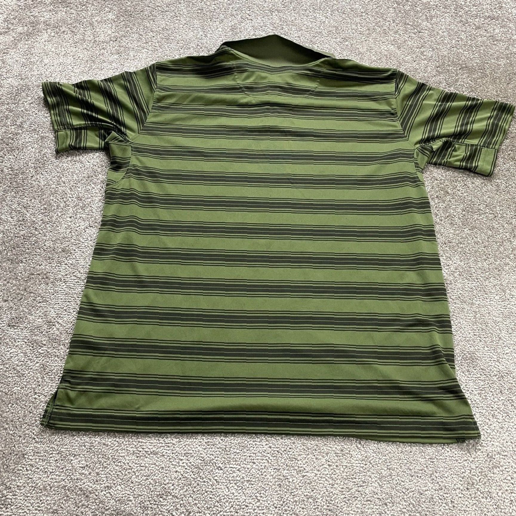 Vintage Columbia City Voyager Polo Shirt Mens 2XL Green Striped Short Sleeve Collared Shirt Polo Size US XXL / EU 58 / 5 - 2 Thumbnail