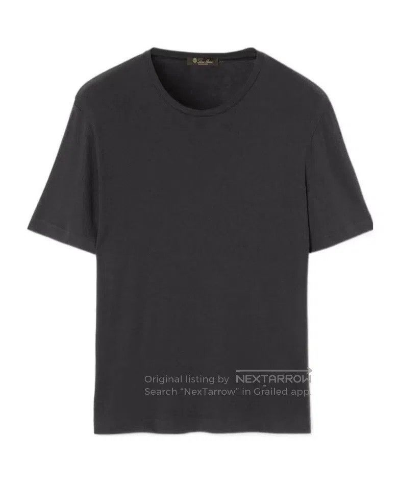 Loro Piana LORO PIANA Silk Cotton Short Sleeve T-Shirt Size US XL / EU 56 / 4 - 1 Thumbnail