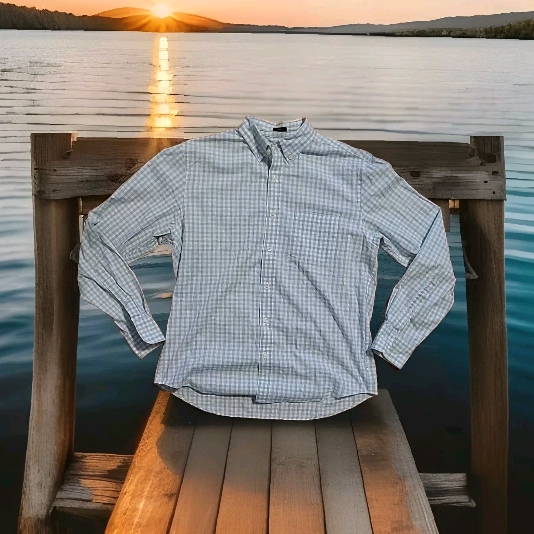 J.Crew VINTAGE J.CREW Flex Washed Shirt Mens M Plaid Button-Down Pocket Preppy Casual Size US M / EU 48-50 / 2 - 4 Thumbnail