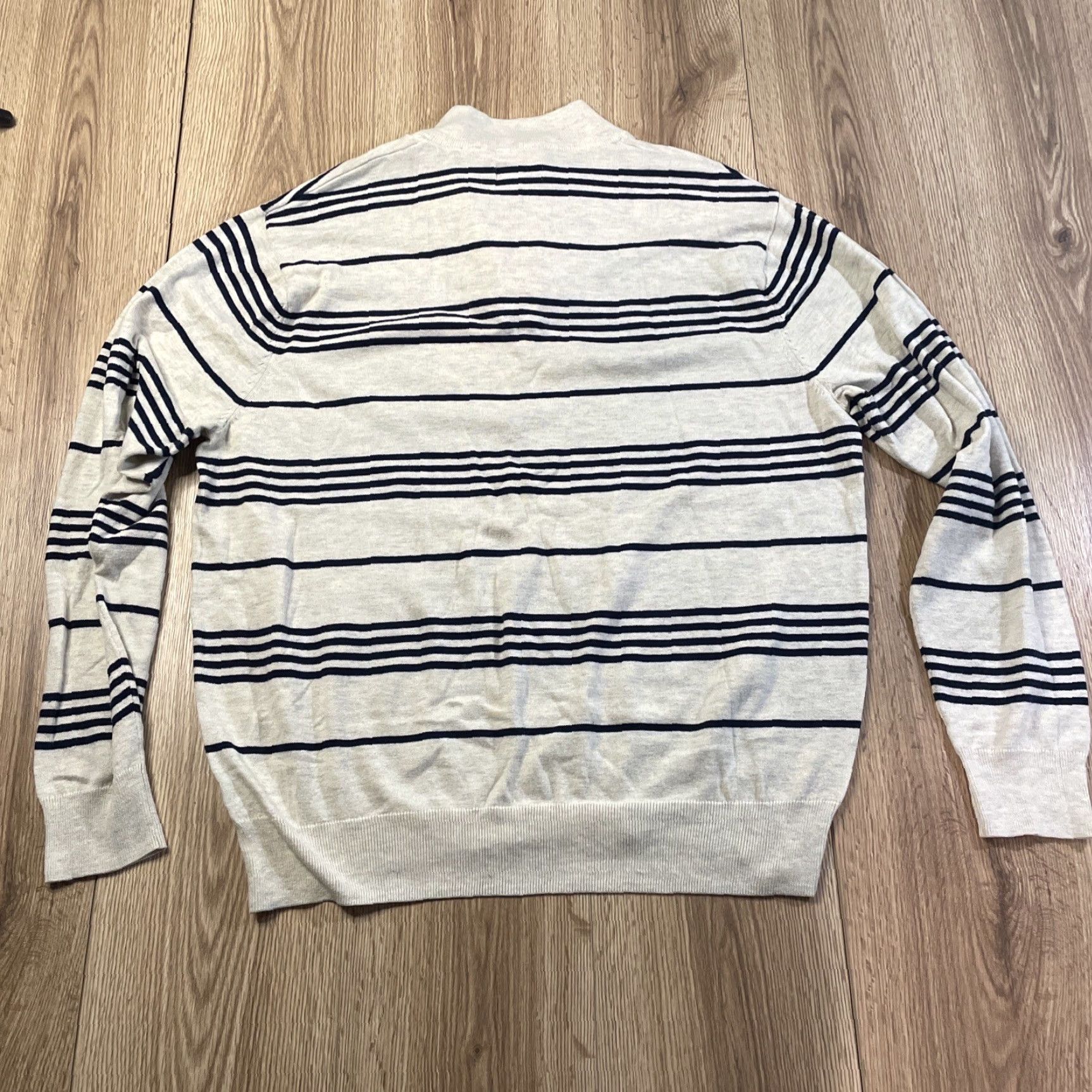 Chaps VINTAGE Chaps Men’s Polo Shirt XXL Long Sleeve Striped 1/4 Zip Knit Casual Fall Winter Spring Size US XXL / EU 58 / 5 - 5 Thumbnail