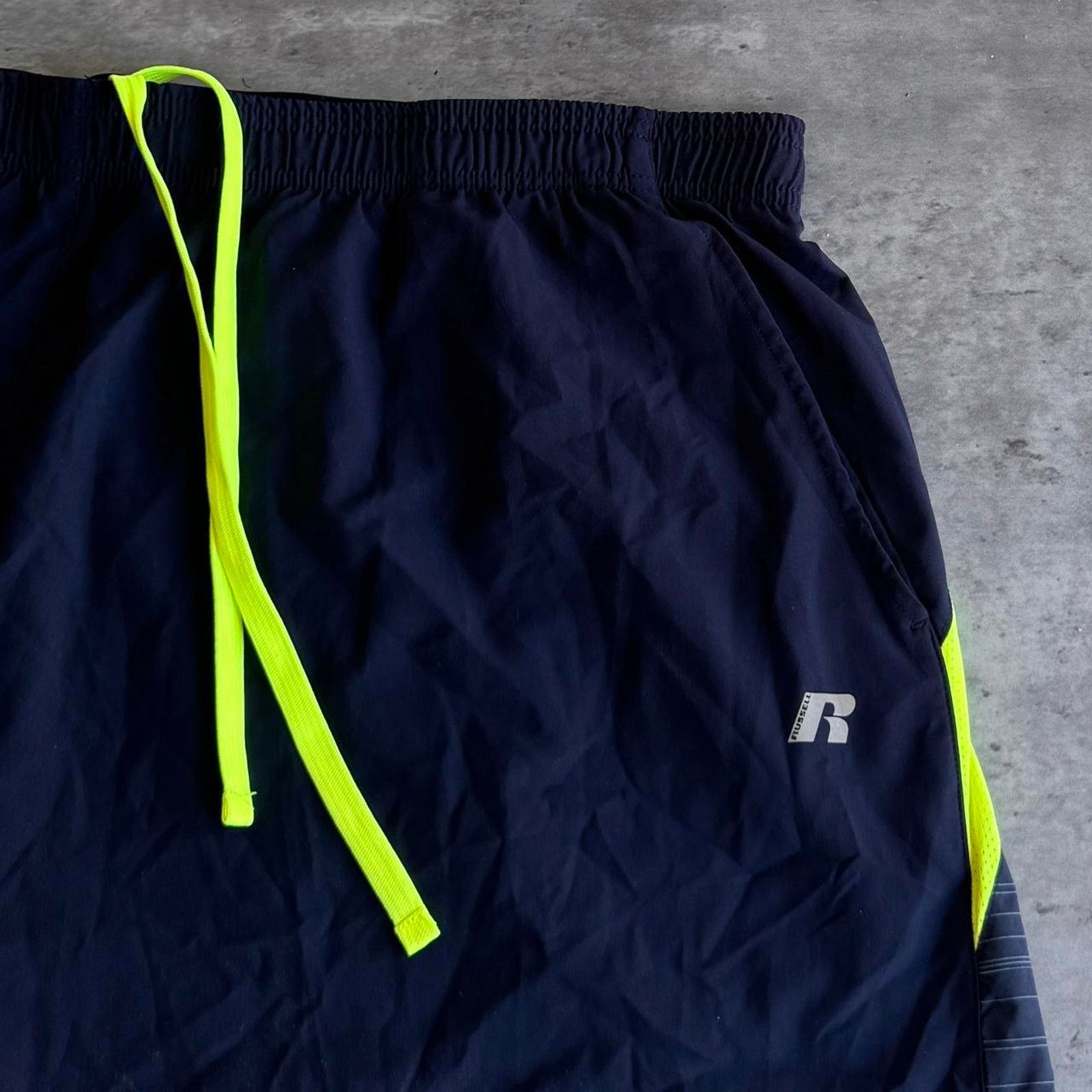 Russell Athletic × Vintage Vintage Y2K Russell Athletic Baggy Navy & Green Sweatpants Size US 44 / EU 60 - 3 Thumbnail