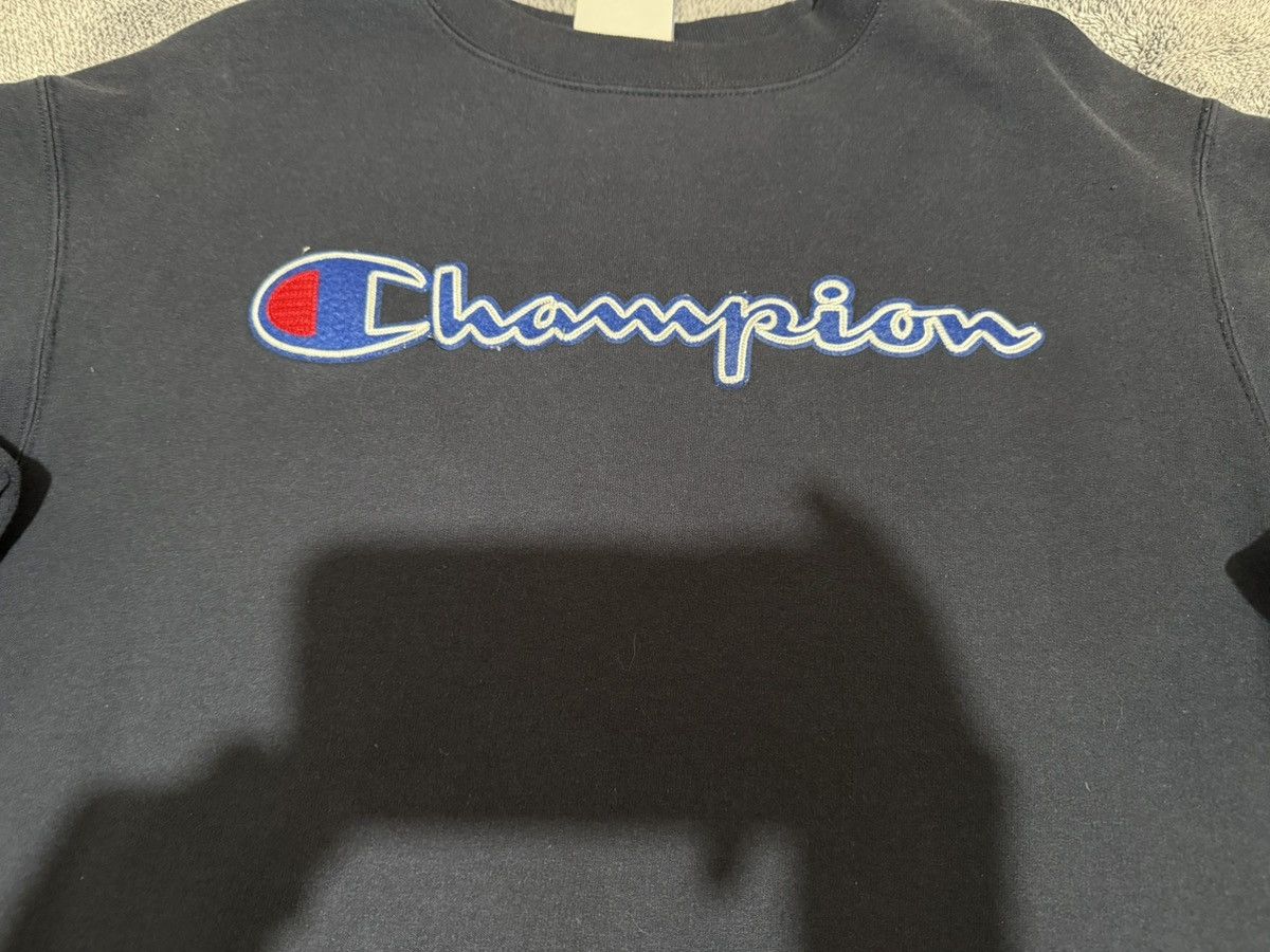 Champion Champion Sweater Mens Navy Casual Pullover Sweatshirt Size US M / EU 48-50 / 2 - 2 Thumbnail