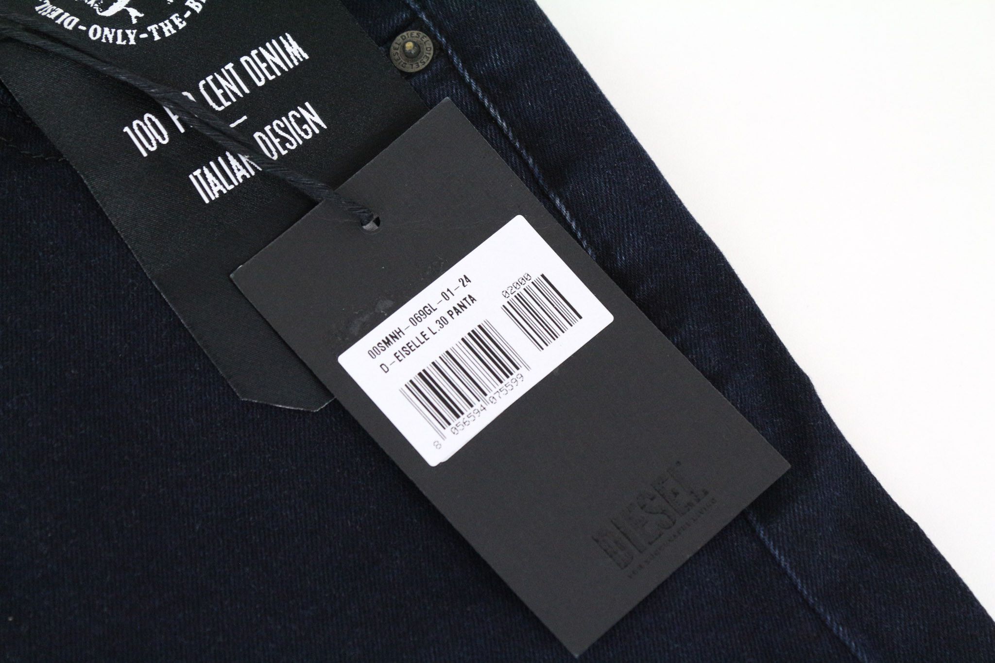 Diesel D-EISELLE 069GL W24/L30 Blue Stretch High Waist Jeans 69894 Size 24" / US 00 / IT 34 - 9 Thumbnail
