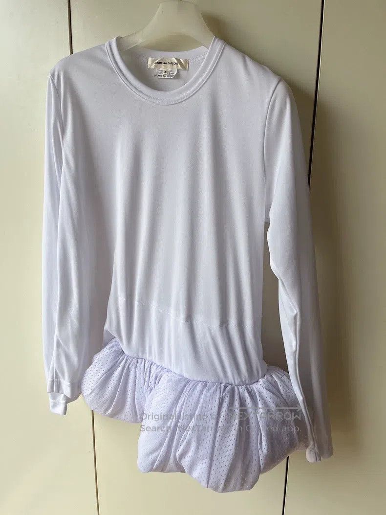 Comme des Garcons Comme des Garcons Puffy Hem Long Sleeve T-Shirt Size XS / US 0-2 / IT 36-38 - 2 Thumbnail