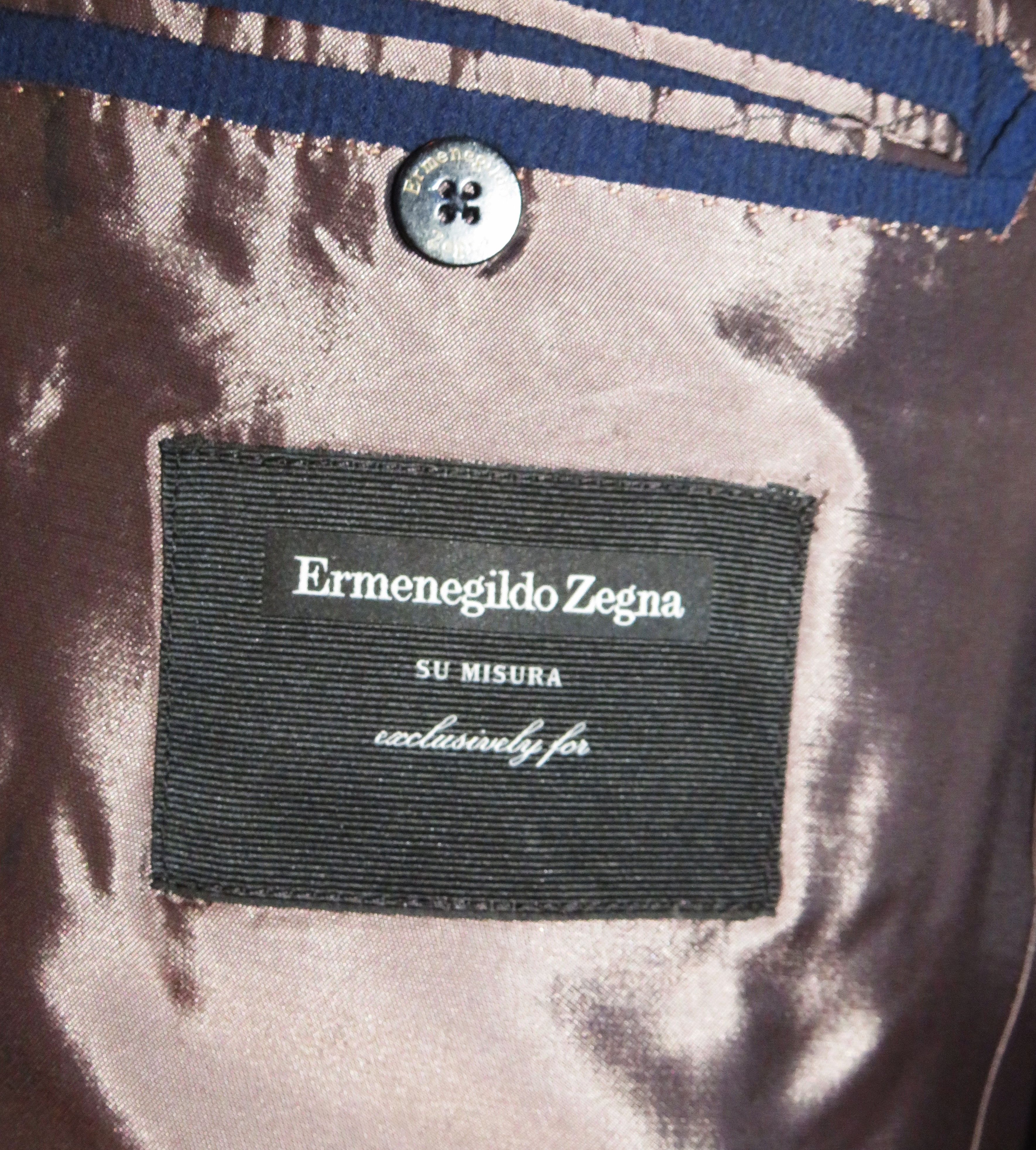 Ermenegildo Zegna Su Misura High Performance Current Three Roll Two Suit 44R Size 44R - 18 Thumbnail