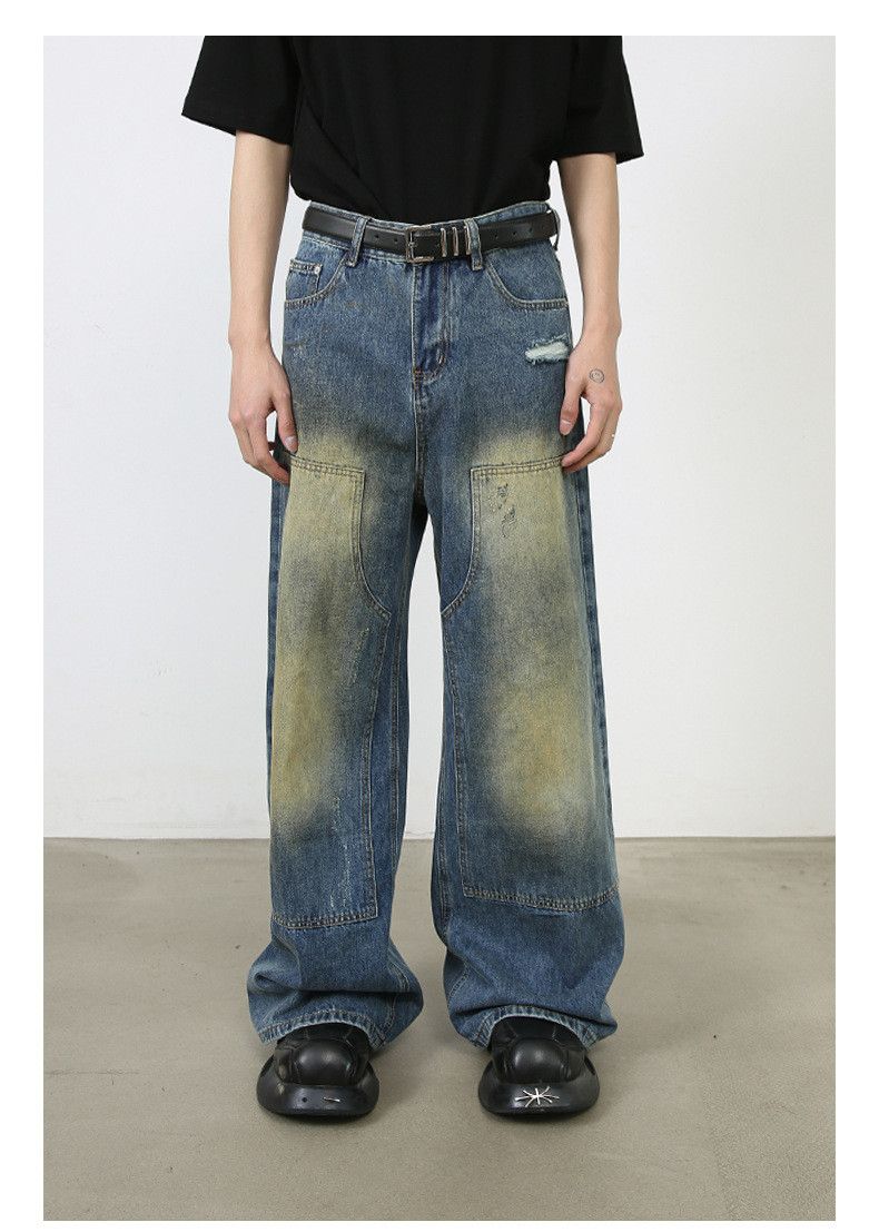 Japanese Brand × Vintage Vintage American high street loose distressed work jeans Size US 32 / EU 48 - 1 Thumbnail
