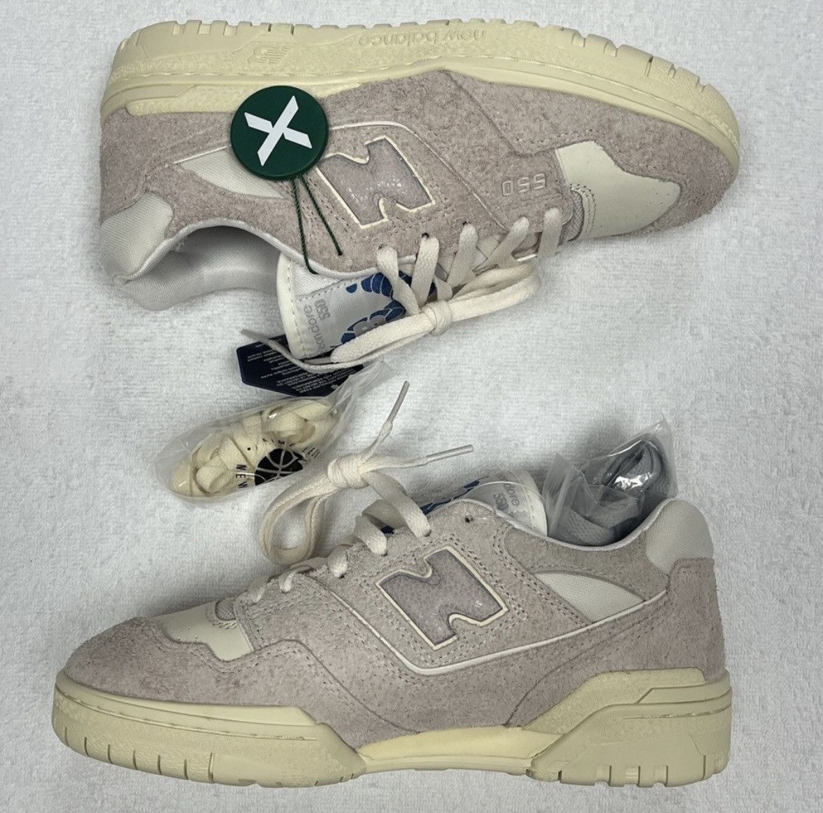 Aime Leon Dore × New Balance Aimé Leon Dore New Balance 550 Gray Suede Size US 8 / EU 41 - 5 Thumbnail