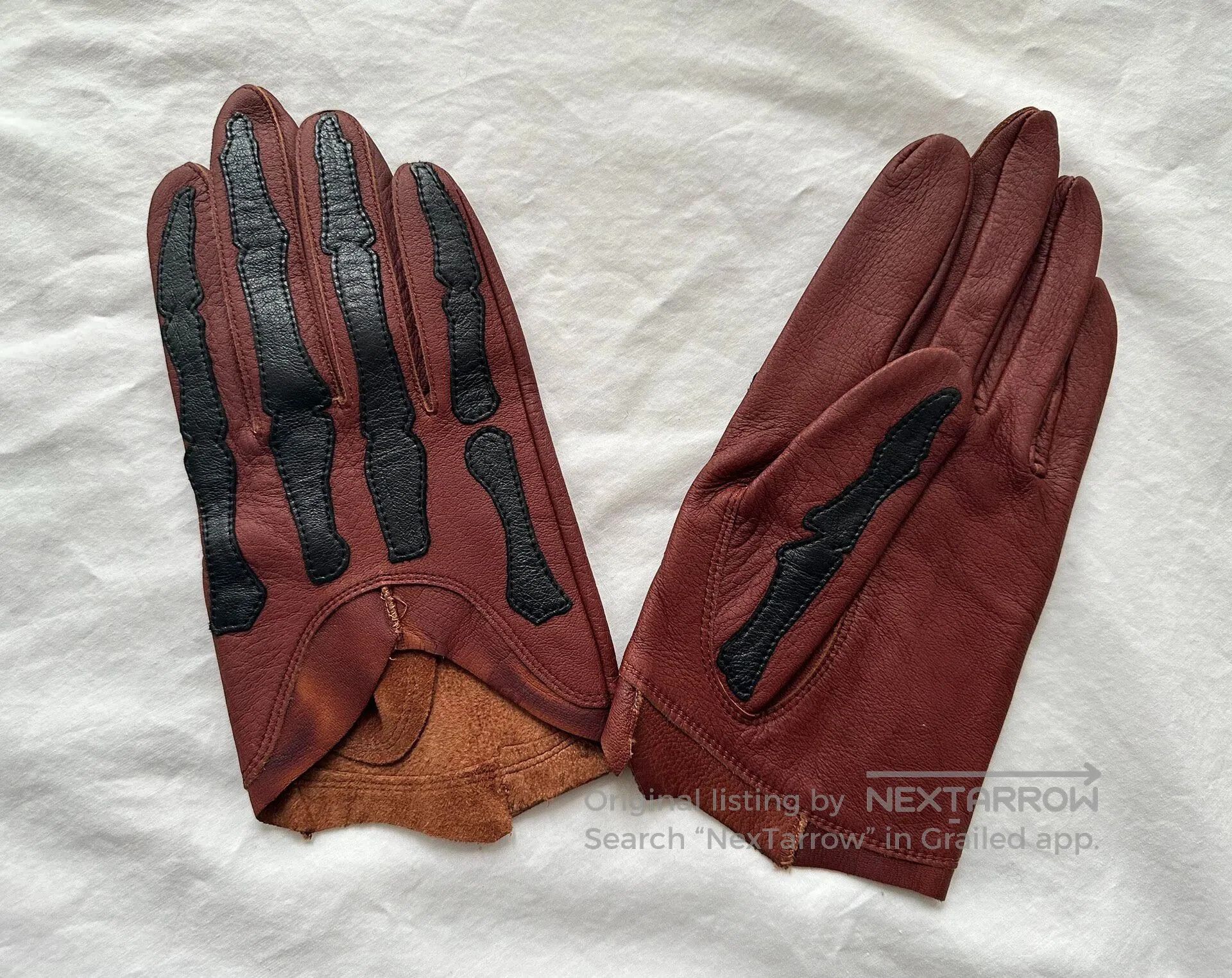 Takahiromiyashita The Soloist. takahiromiyashita thesoloist Initial skeleton Gloves| Size ONE SIZE - 1 Thumbnail