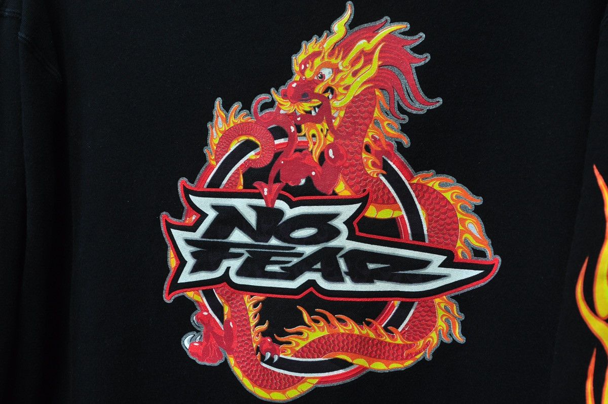 Japanese Brand × No Fear × Vintage Vintage No Fear Crewneck Sweatshirt 2000s “year of dragon” Size US L / EU 52-54 / 3 - 13 Thumbnail