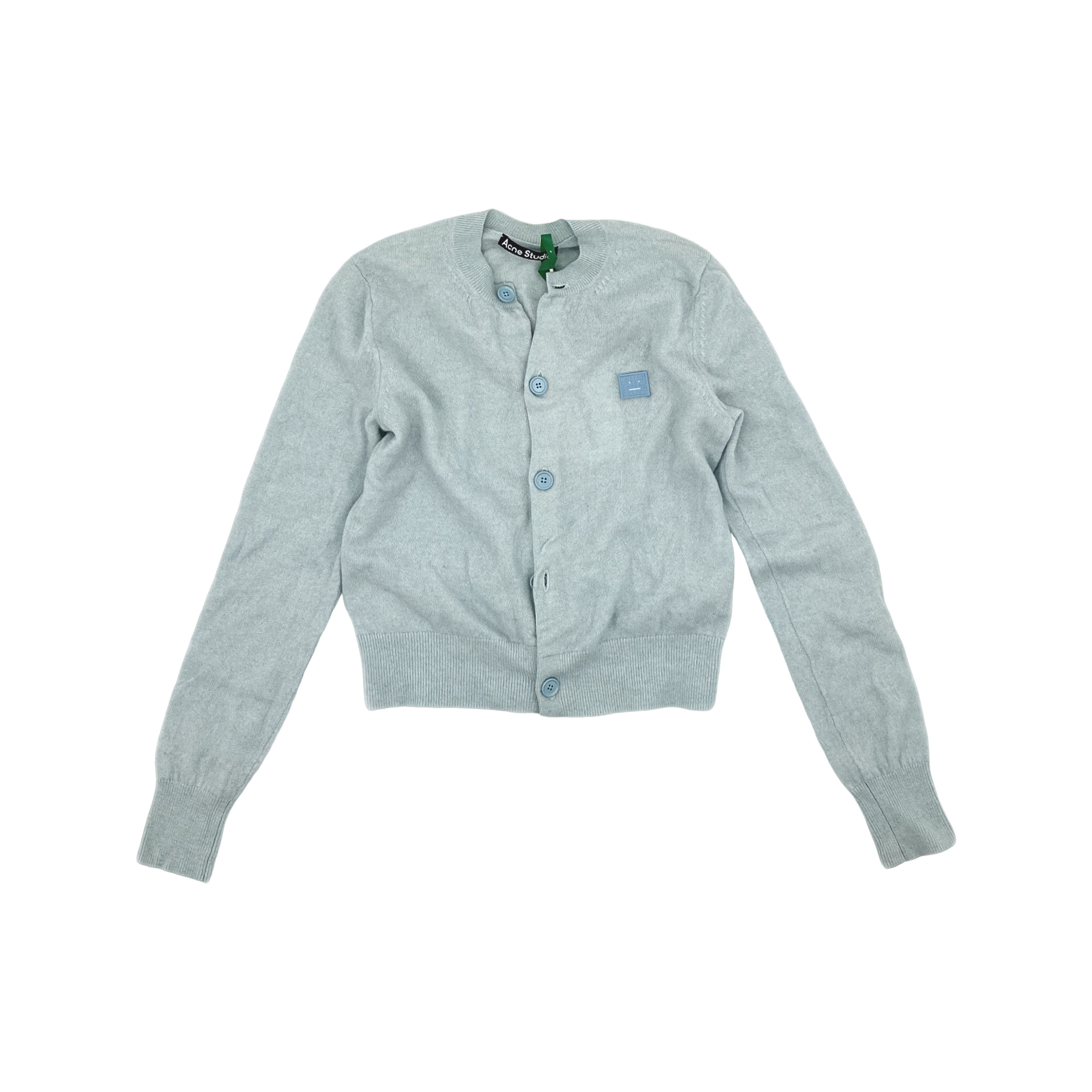 Acne Studios Acne Studios Face Logo Wool Cardigan Size S Size S / US 4 / IT 40 - 1 Thumbnail
