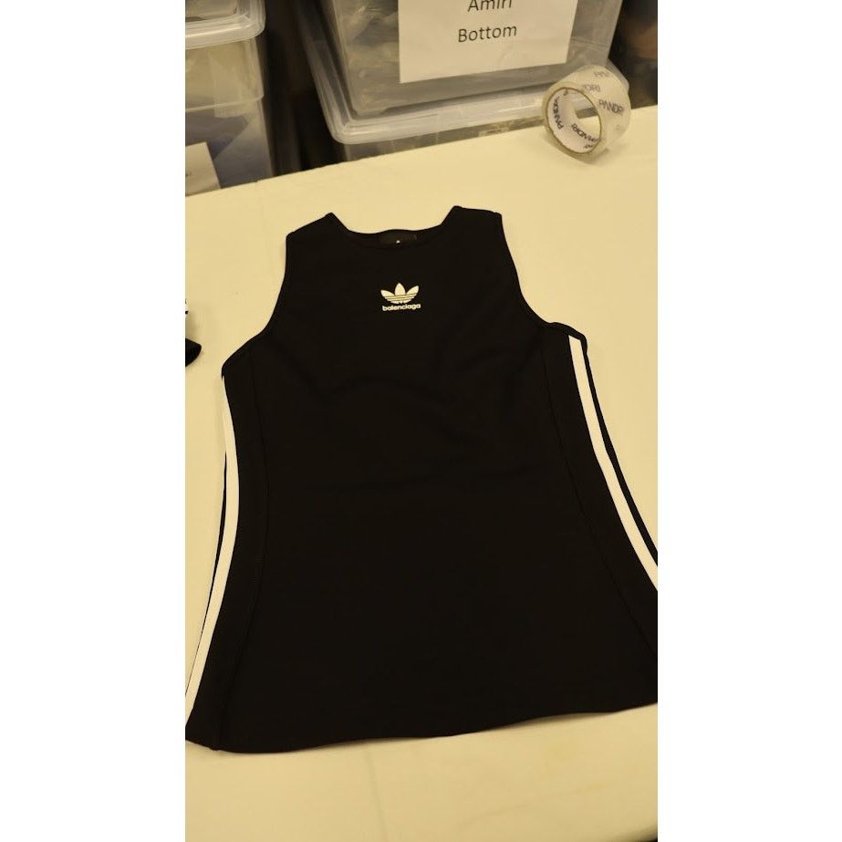Adidas × Balenciaga o1rshd1 Tank Top in Black & White Size M / US 6-8 / IT 42-44 - 9 Thumbnail