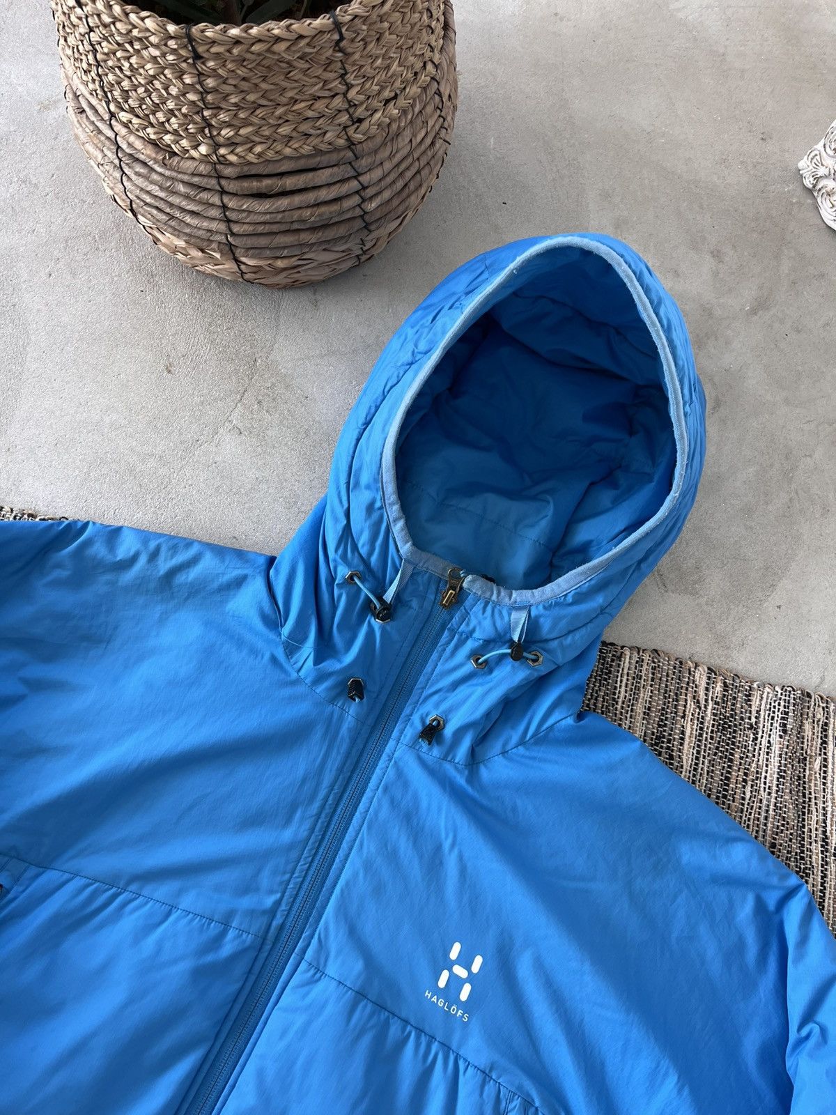 Haglofs Vintage Haglöfs Lightweight Down Jacket Blue outdoor Y2K Size US L / EU 52-54 / 3 - 4 Thumbnail