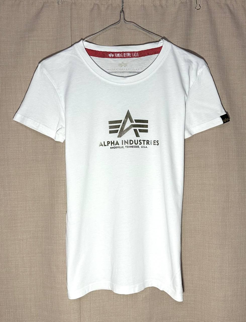 Alpha Industries Alpha Industries Basic Big Logo Print Women's T-Shirt white Size XS / US 0-2 / IT 36-38 - 1 Thumbnail