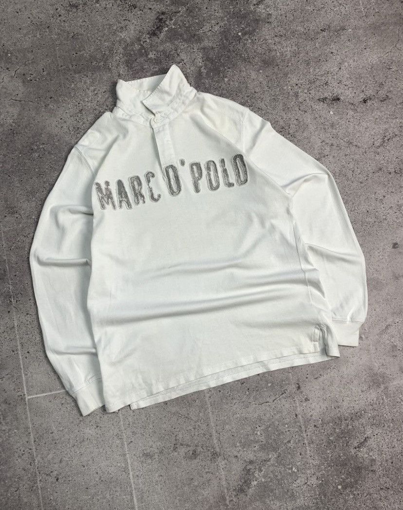 Japanese Brand Vintage Long Sleeve Marc Polo Rugby SK8 y2k Faded Size US M / EU 48-50 / 2 - 5 Thumbnail