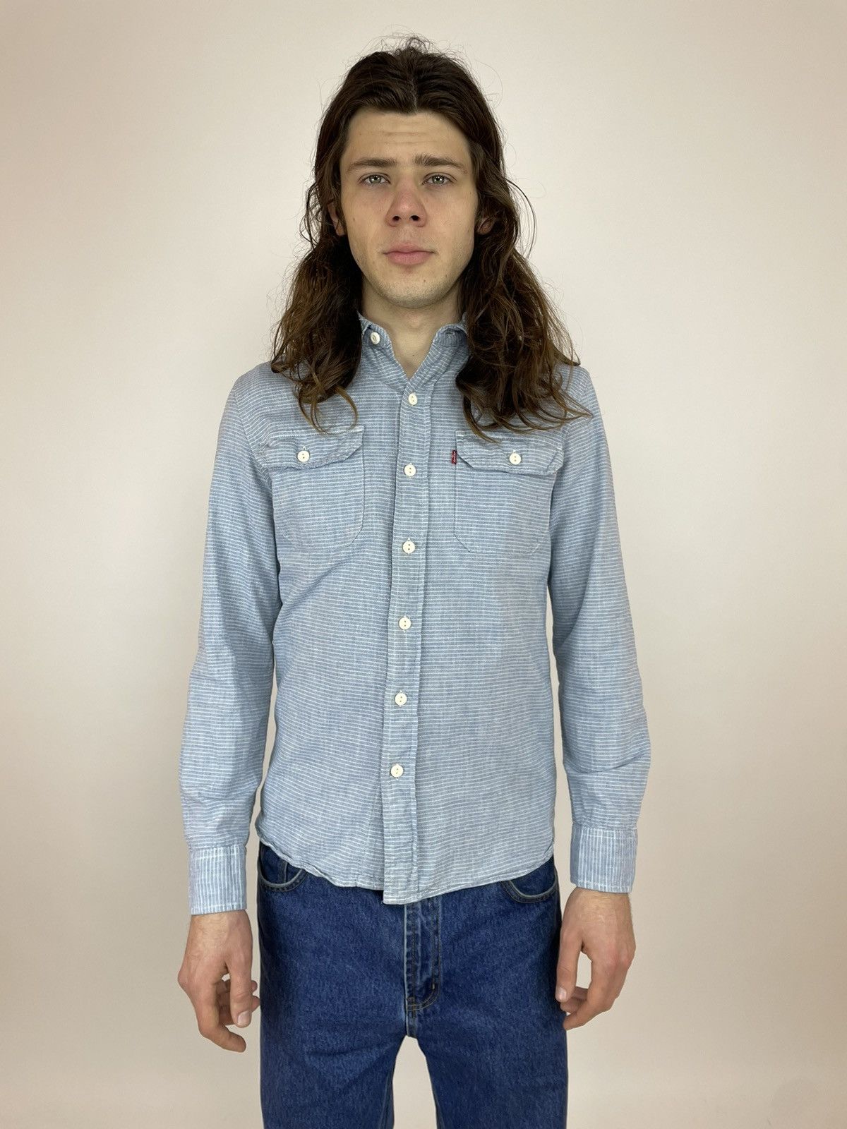 Levi's Levis Striped Shirt long sleeve Mens size S Size US S / EU 44-46 / 1 - 5 Thumbnail