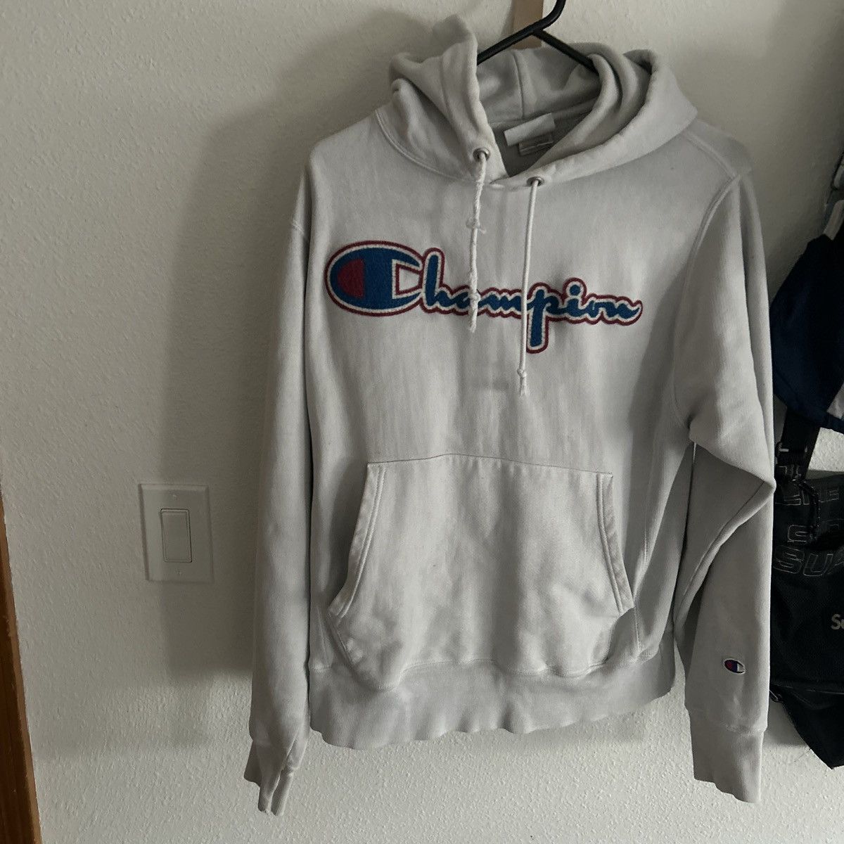 Champion Champion white hoodie size S Size US S / EU 44-46 / 1 - 1 Thumbnail