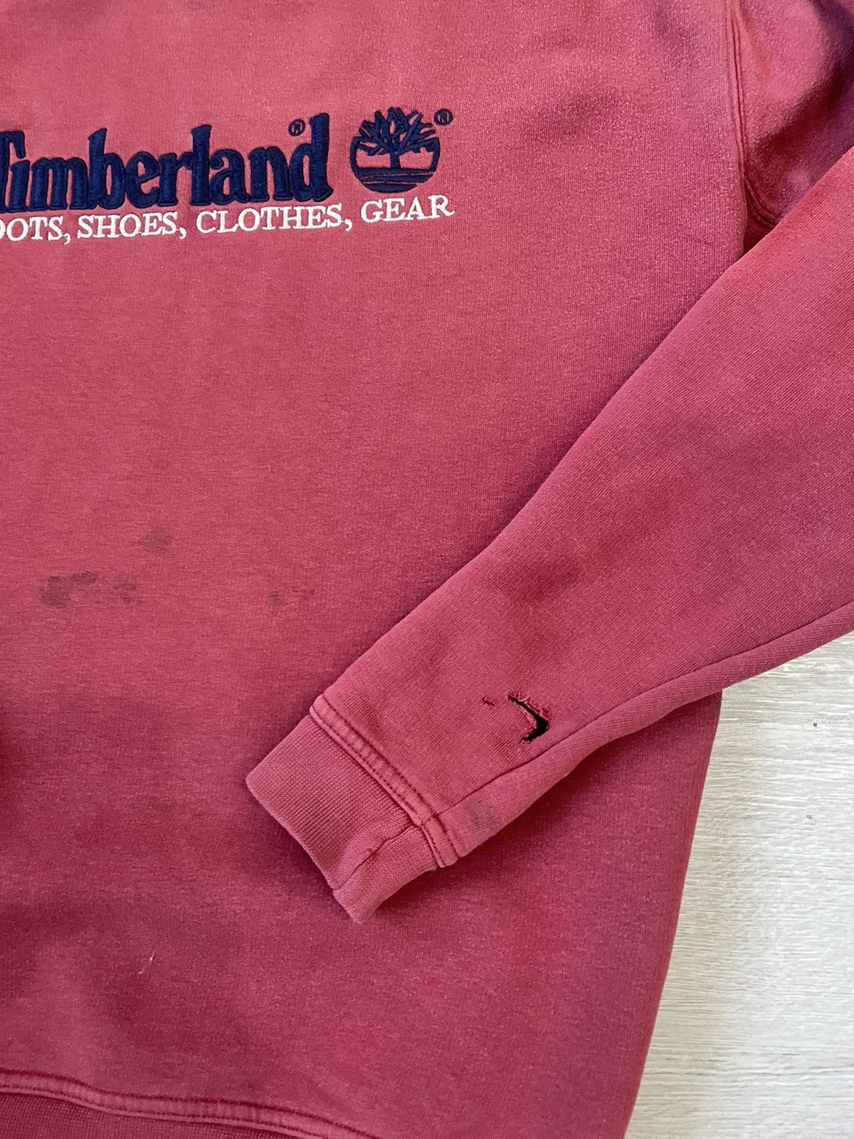 Timberland × Vintage Vintage Sweatshirt Timberland Rare Size US L / EU 52-54 / 3 - 5 Thumbnail