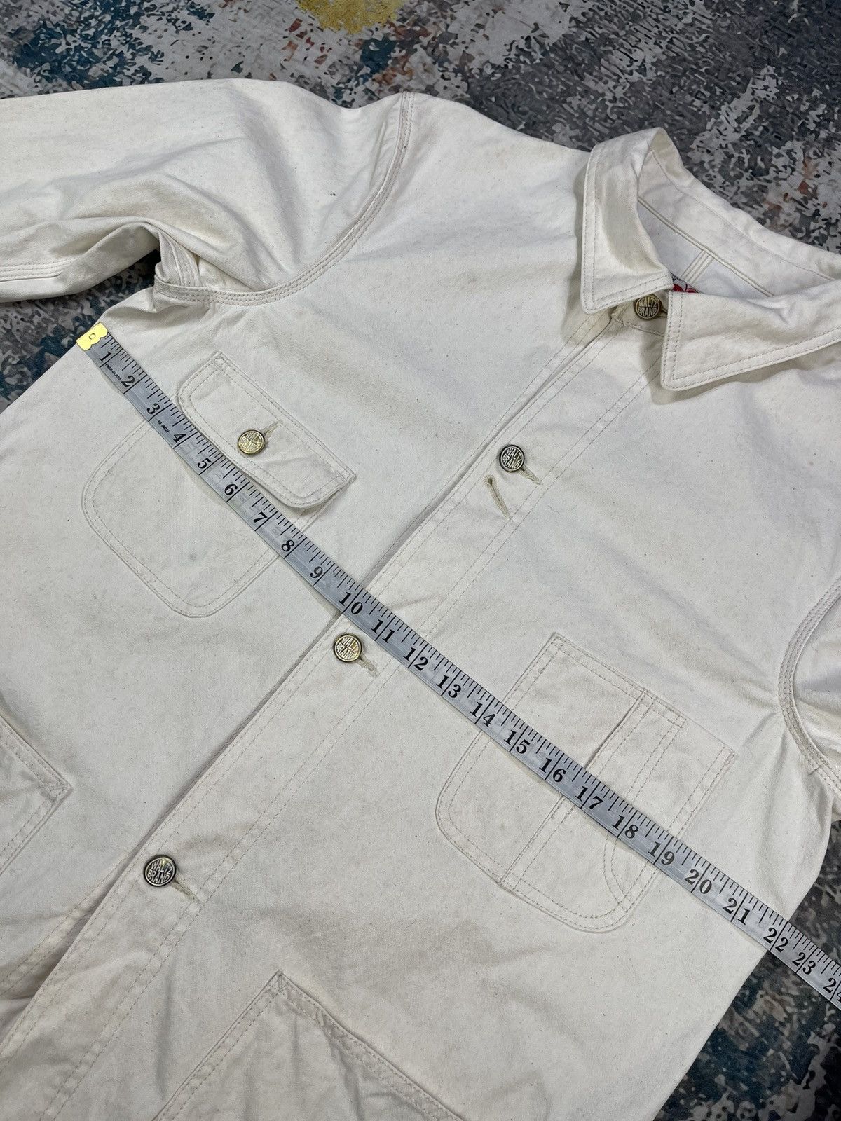 Japanese Brand Vintage Waltz Brand Canvas Button Chore Jackets Size US M / EU 48-50 / 2 - 11 Thumbnail