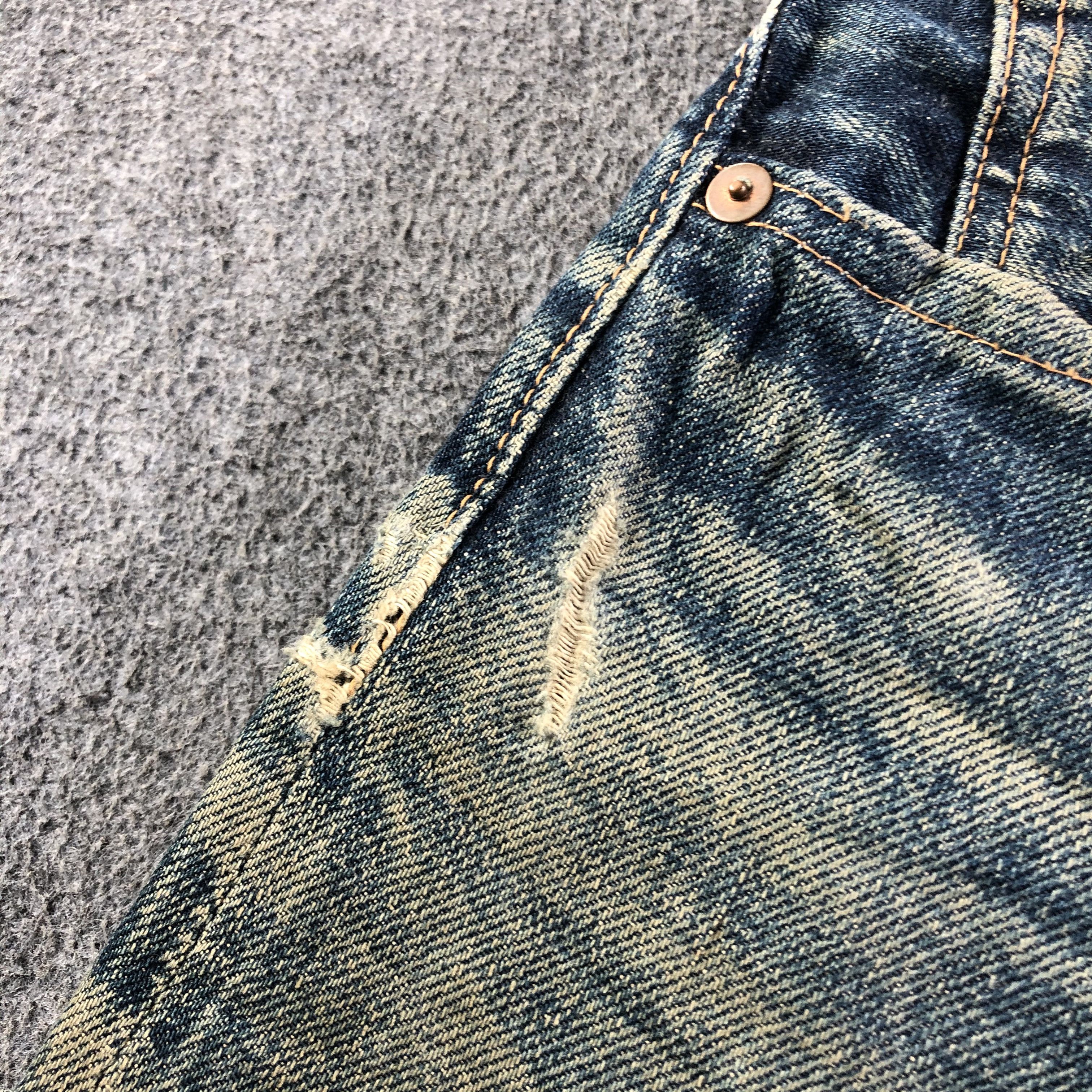 Japanese Brand Vintage Psycho Wheels Selvedge Jeans-J3784 Size US 29 - 12 Thumbnail