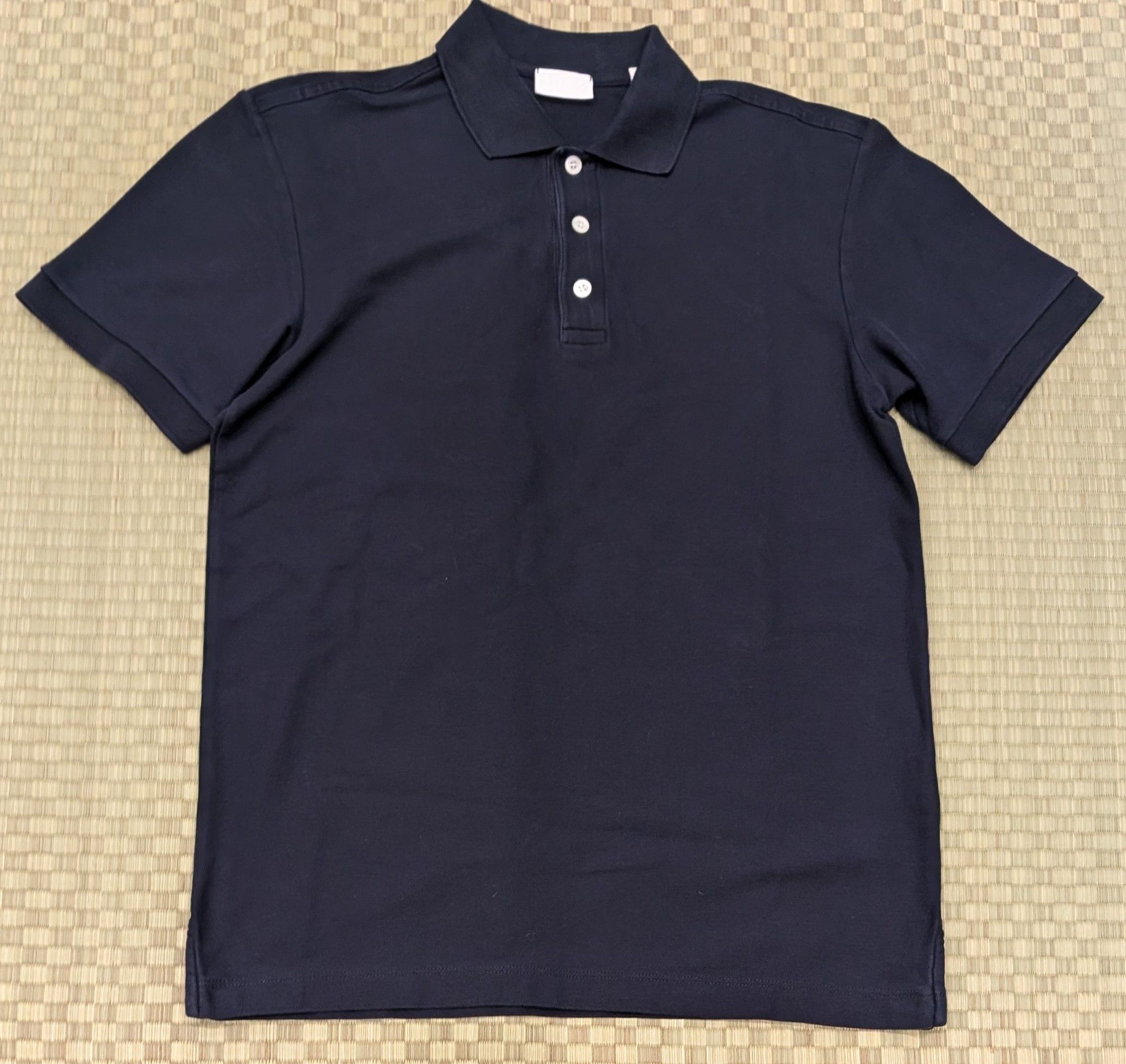 handvaerk Handvaerk Pique Polo Navy Made in Peru Size US S / EU 44-46 / 1 - 1 Thumbnail