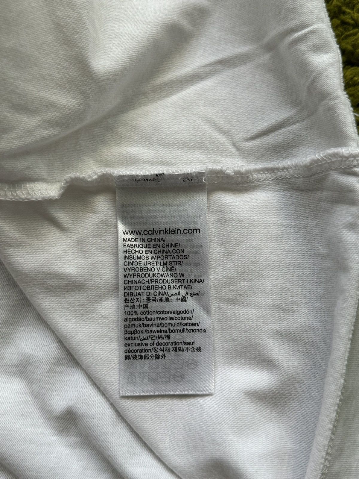 Calvin Klein × Designer Calvin Klein centre logo t-shirt Size XS / US 0-2 / IT 36-38 - 5 Thumbnail
