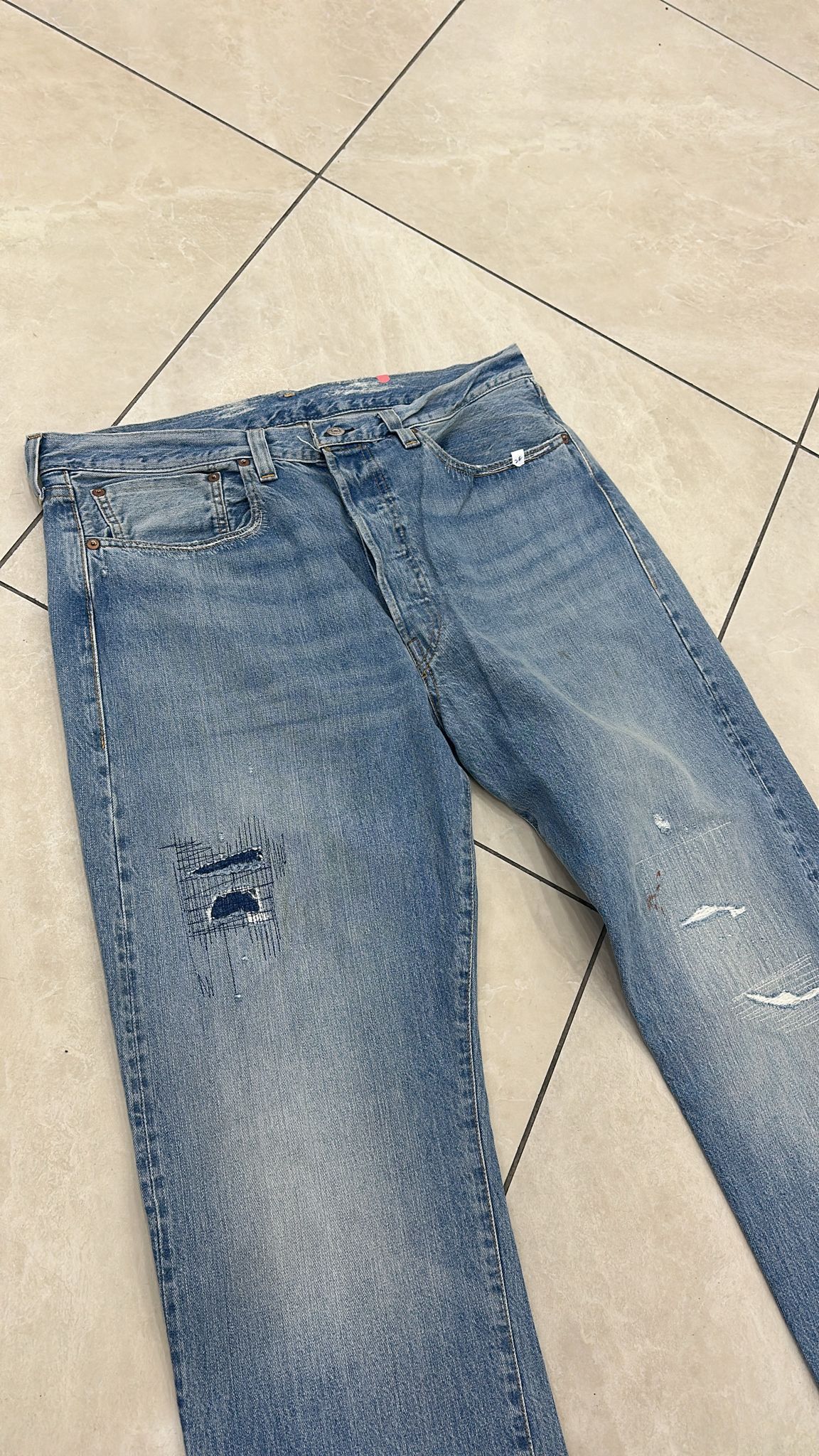 Levi's Vintage Clothing LVC Levi's Vintage Clothing 1947 501XX BigE Selvedge Jeans Size US 38 / EU 54 - 5 Thumbnail