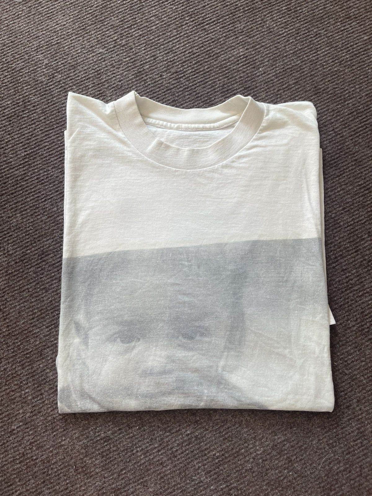 Vintage Vintage Photo Print Kid Face Fade distressed Thrashed Tee Size US XL / EU 56 / 4 - 1 Thumbnail