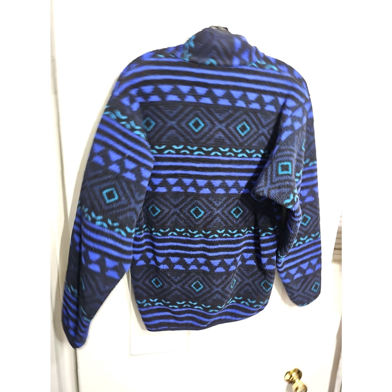 Patagonia Patagonia Pullover Fleece Synchilla Fall 2016 Aztec Print Blue S Mens Small Regular Hoodie Shirt Pullover Size US S / EU 44-46 / 1 - 5 Thumbnail