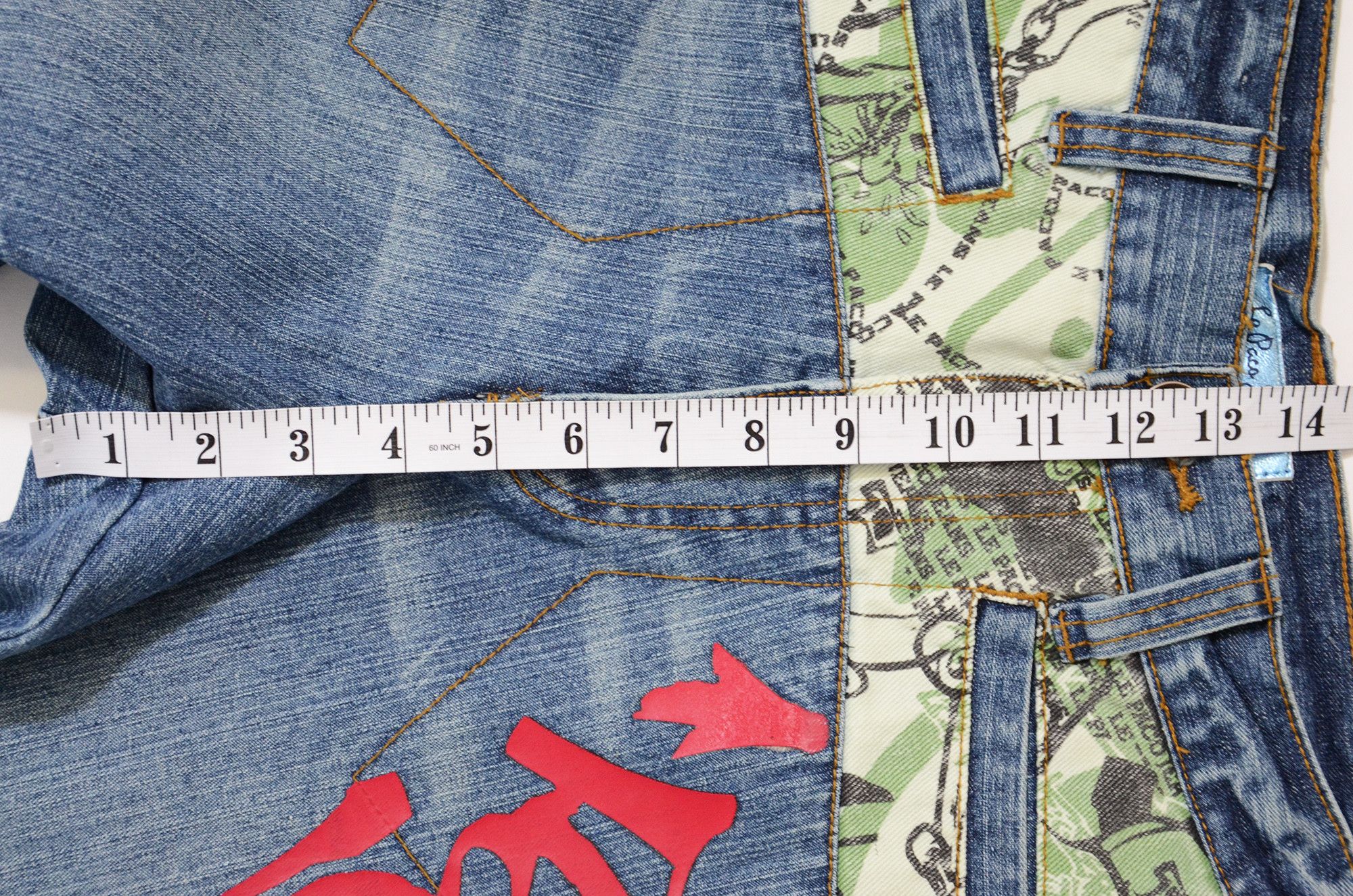 Other Le Paco Jeans Y2K Hiphop New York Streetwear Graffiti Print Size US 29 - 12 Thumbnail