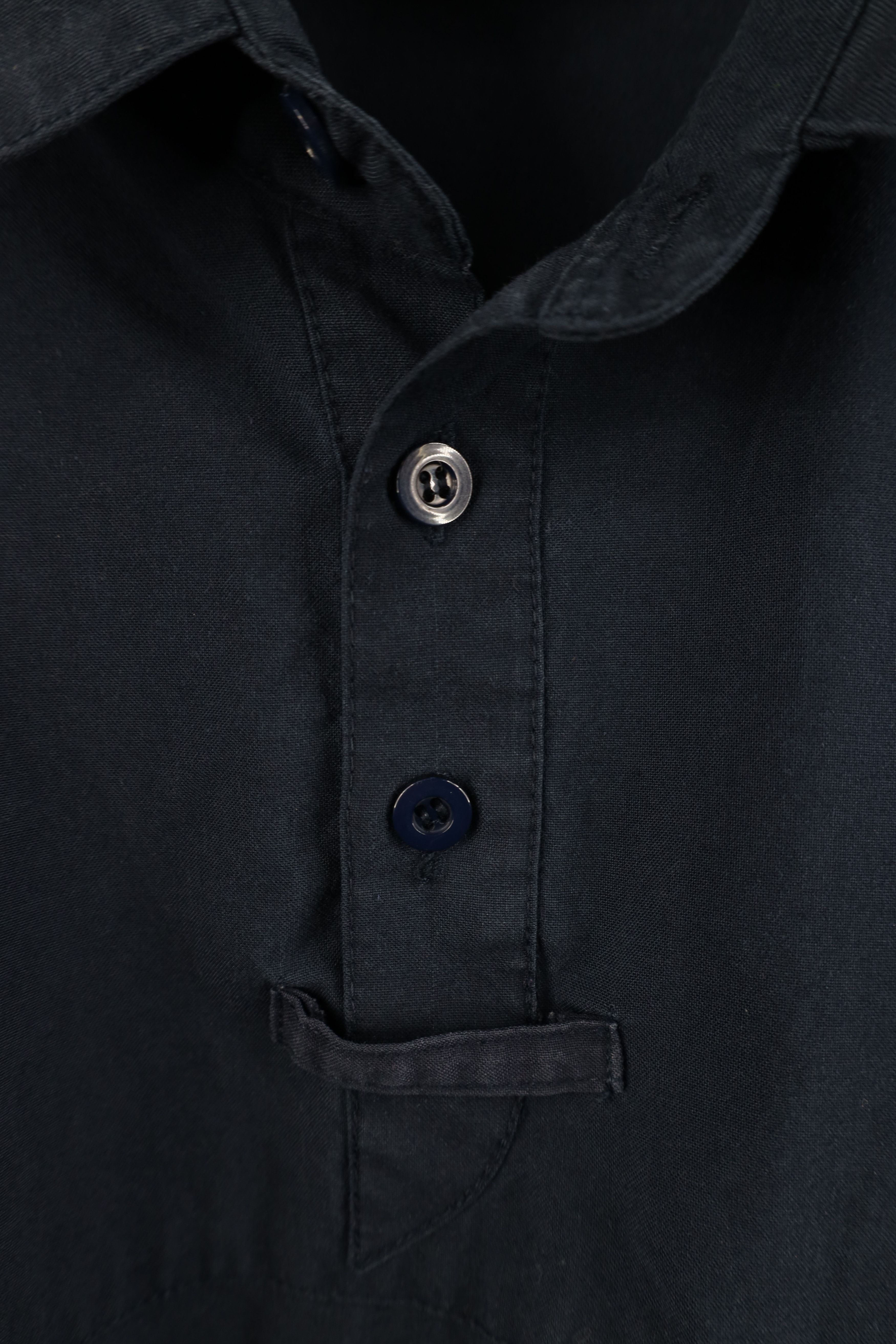 Vintage Vintage 90s Streetwear Pullover Polo Shirt Navy Blue Size US XXL / EU 58 / 5 - 6 Thumbnail