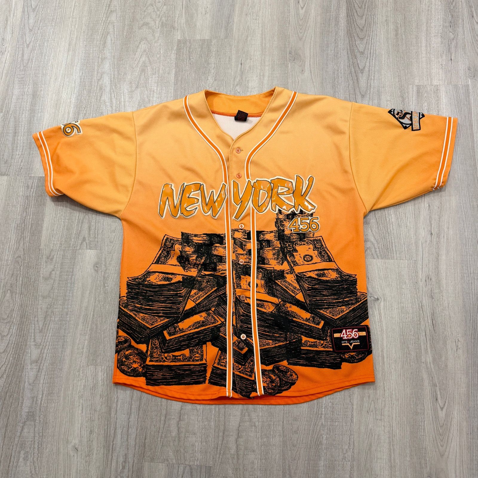 Vintage Vintage TAIGA DTEK Baseball Jersey Shirt Men's XL Orange Size US XL / EU 56 / 4 - 1 Thumbnail