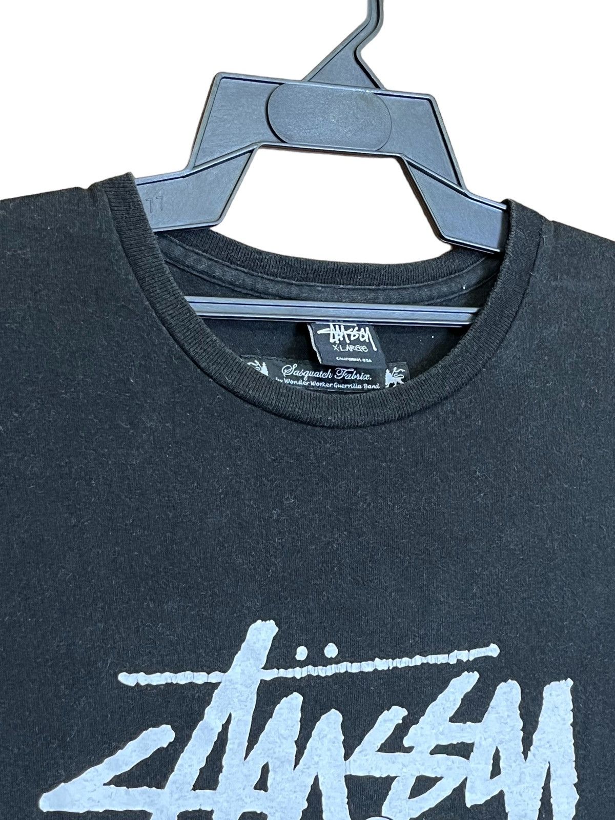 Stussy RARE🔥STUSSY x SASQUATCHFABRIX HAGURE MONO T SHIRT Size US XL / EU 56 / 4 - 4 Thumbnail