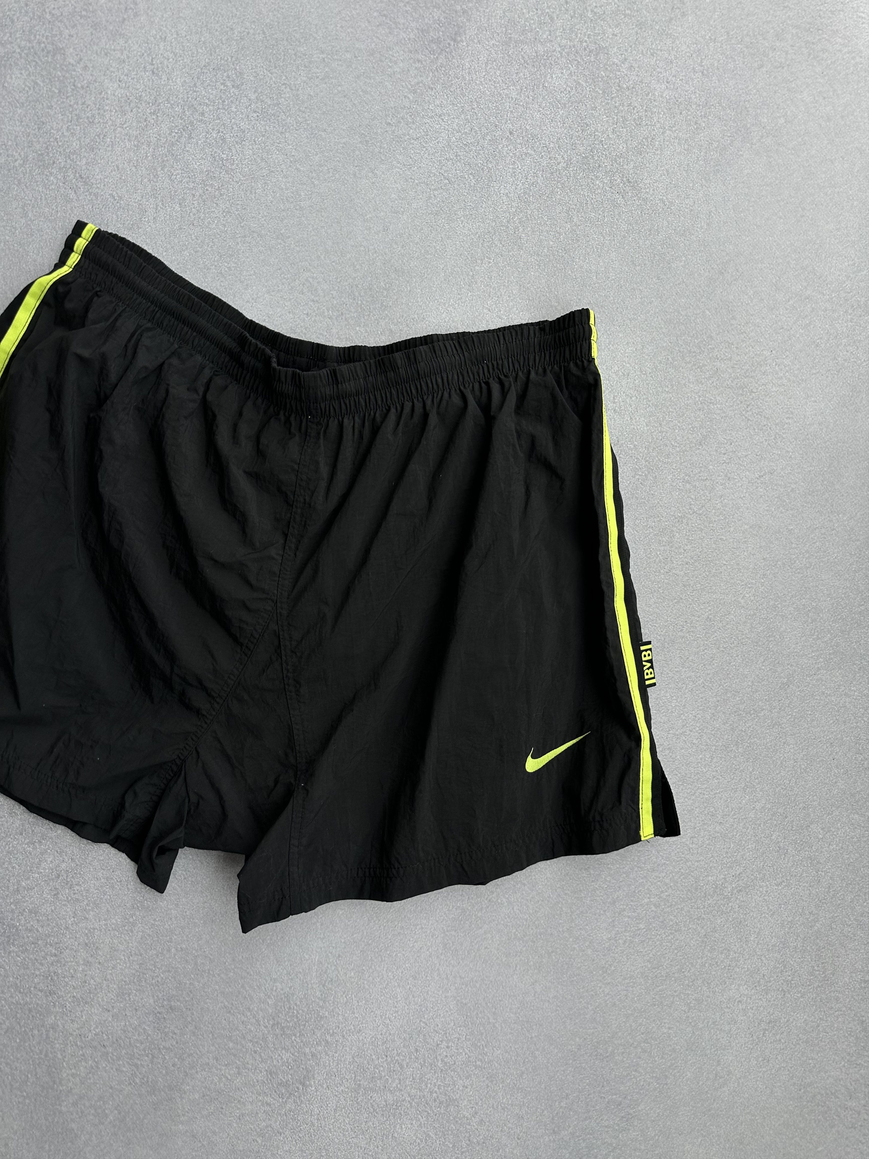 Nike × Vintage Vintage Nike Premier Borussia Dortmund 90s Football Shorts Size US 36 / EU 52 - 2 Thumbnail