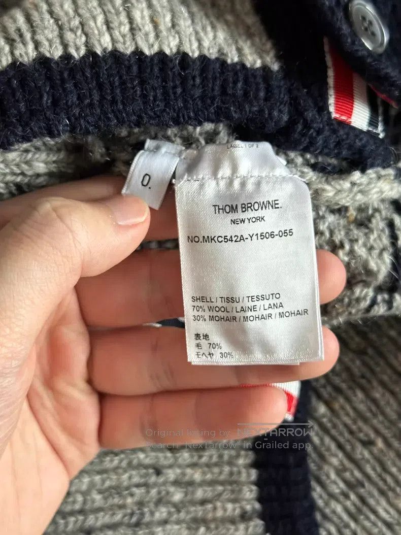 Thom Browne Thom Browne Wool Cardigan Size US XS / EU 42 / 0 - 4 Thumbnail