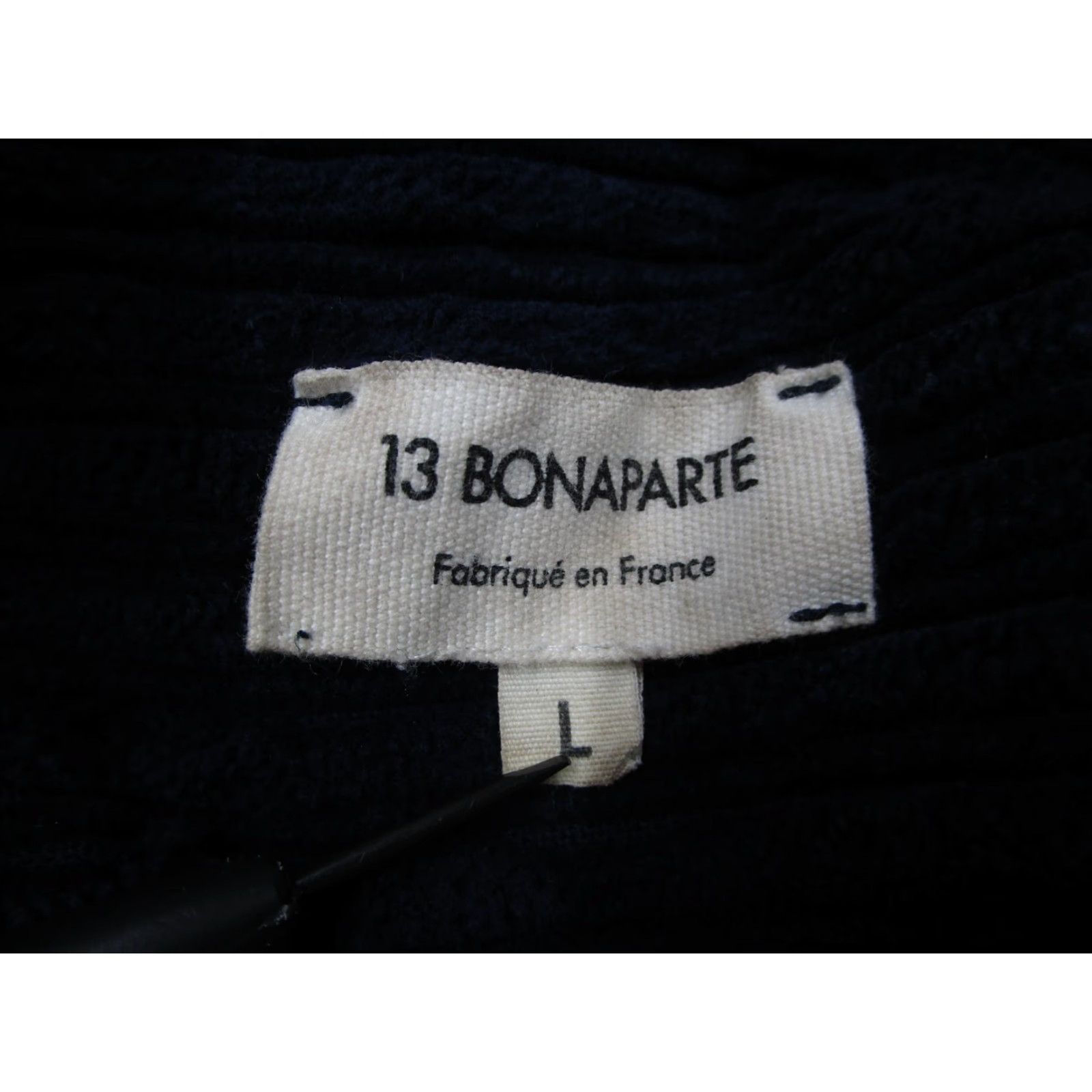 Vintage VINTAGE 13 Bonaparte Jacket Mens L Navy Ribbed Corduroy Snap Front Made in France Jacket Mens L Navy Corduroy Snap Front France Size US L / EU 52-54 / 3 - 3 Thumbnail