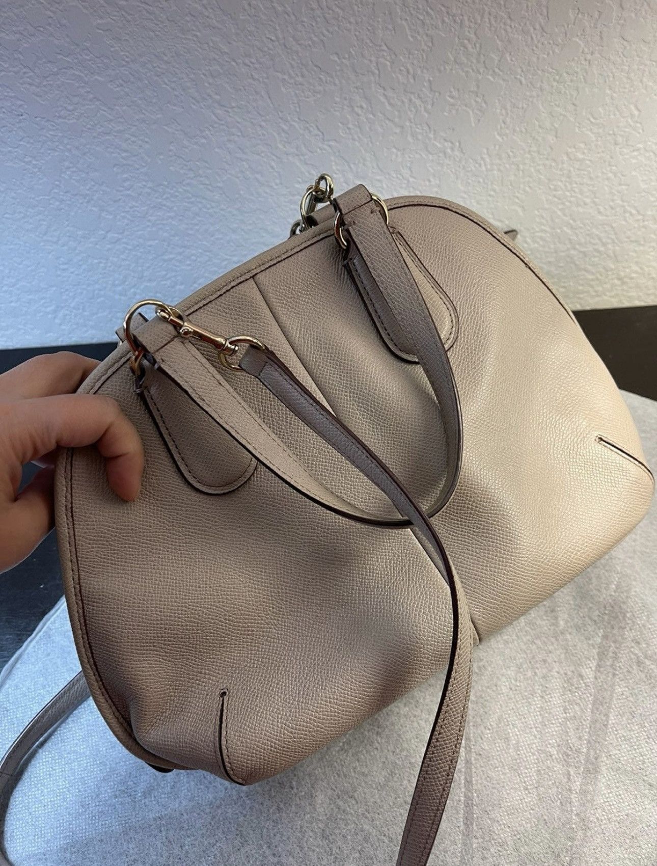 Coach Coach Beige Leather Street Prince Satchel Bag Size ONE SIZE - 8 Thumbnail