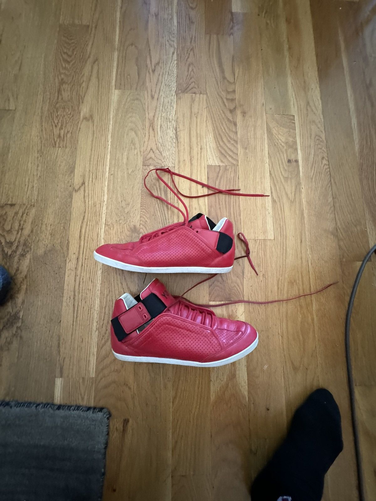 Y-3 Y-3 Red Mid Top Sneaker Size US 10 / EU 43 - 9 Thumbnail