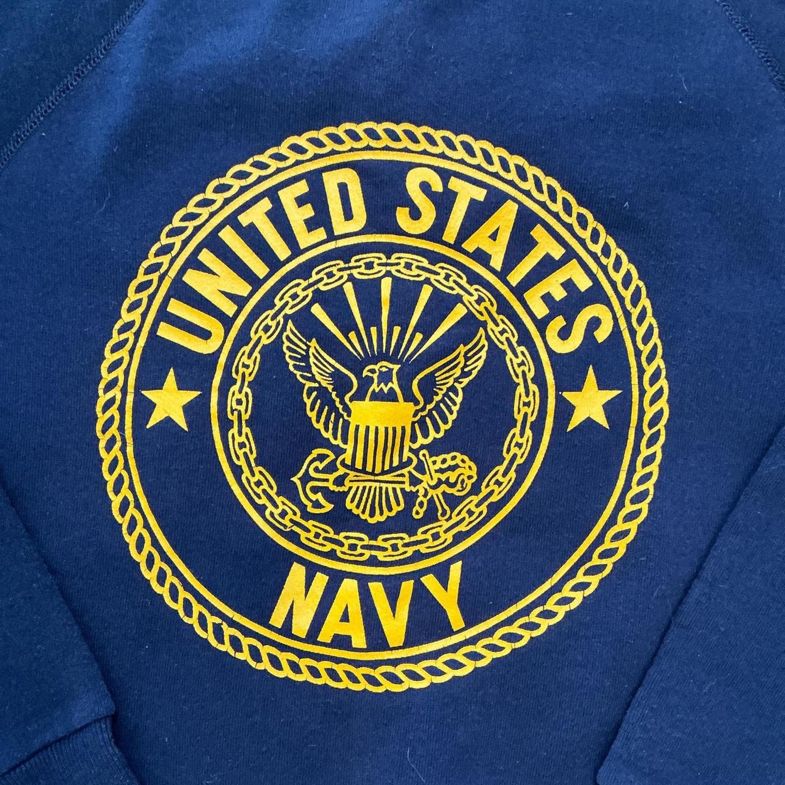 Vintage Vintage 80s United States Navy Military Crewneck Size S Size US S / EU 44-46 / 1 - 2 Thumbnail