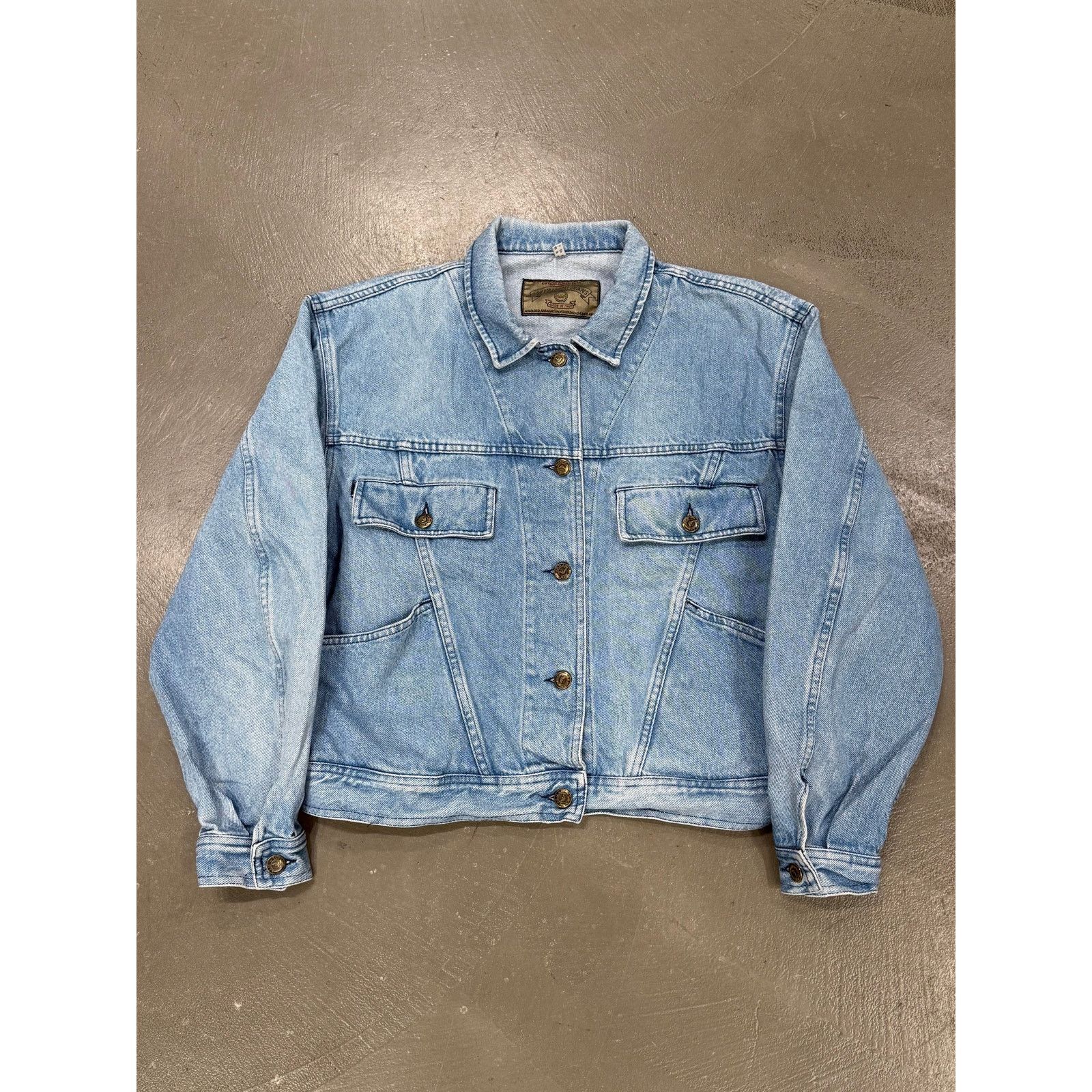 Giorgio Armani 1990s Armani oversized denim jacket Size US S / EU 44-46 / 1 - 1 Thumbnail