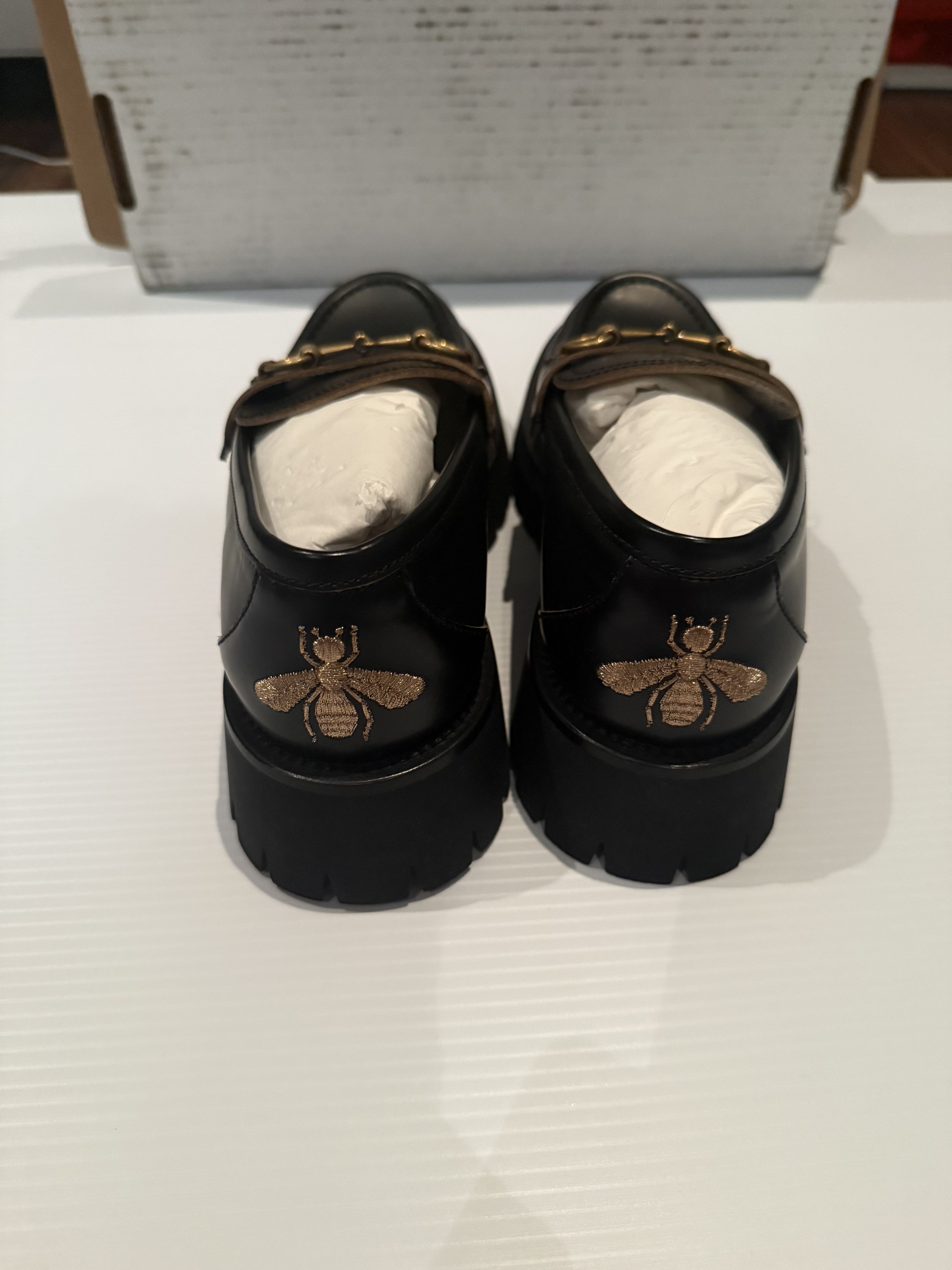 Gucci Gucci Interlocking G Logo Leather Loafers Womens Size US 10 / IT 40 - 2 Thumbnail
